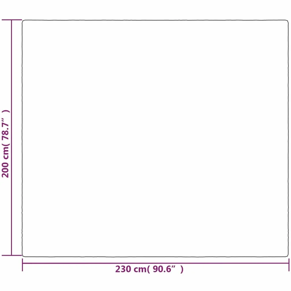 vidaXL Manta con Peso y Funda, Ropa de Cama, Manta para Salón Dormitorio, Manta Calmante para la Ansiedad, Tela Gris 200x230 cm 9 kg