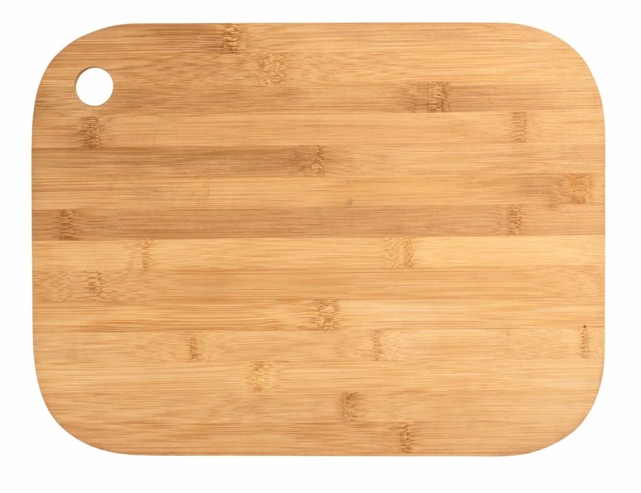 WENKO Tabla de cortar bambú M 28 x 0.8 x 20 cm Marrón