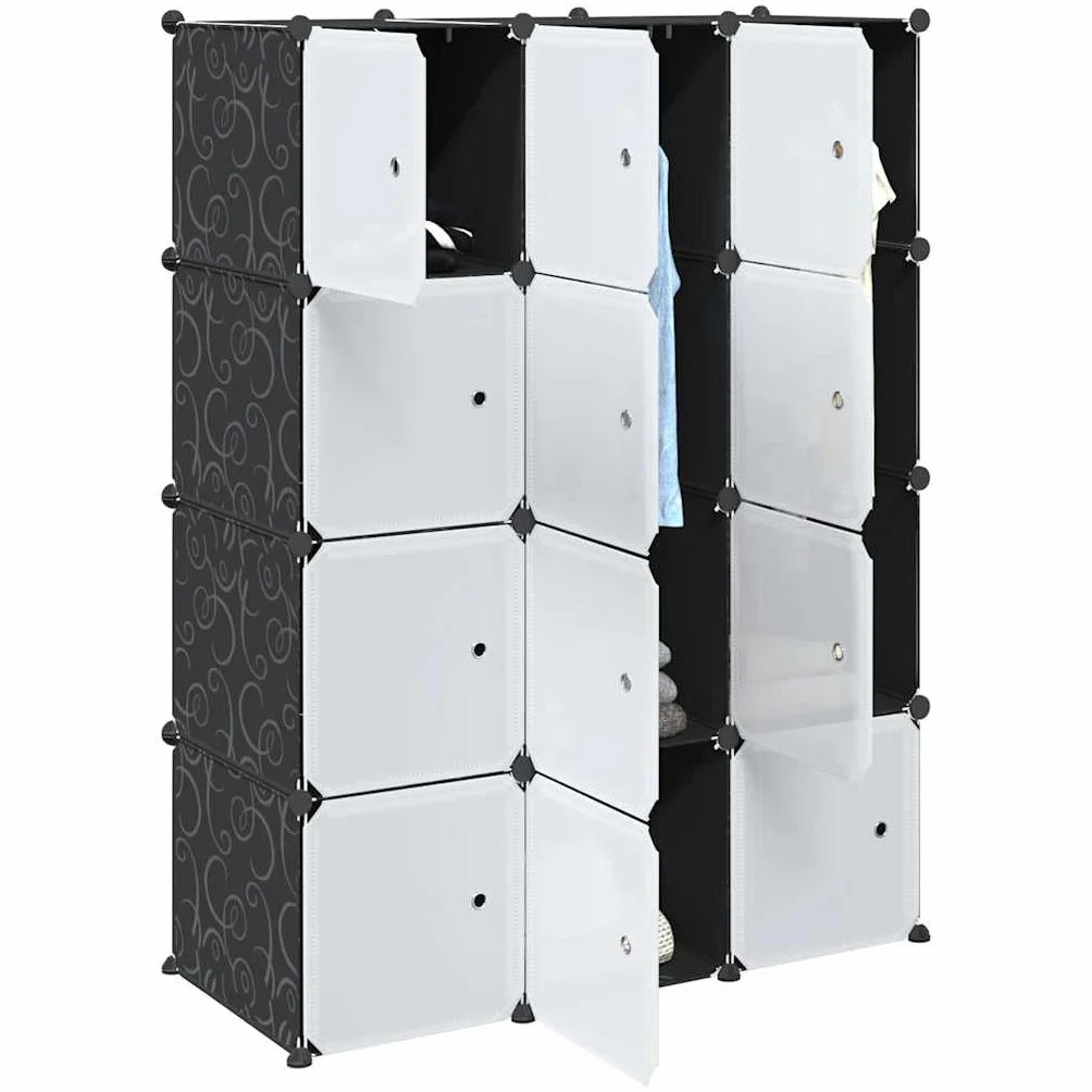 Organizador Cubos de Almacenamiento 12cubos Varillas Colgar PP,Casa y jardín,Productos del hogar,Organización y Almacenamiento,Almacenamiento de Ropa y armarios,10.4kg-4019582