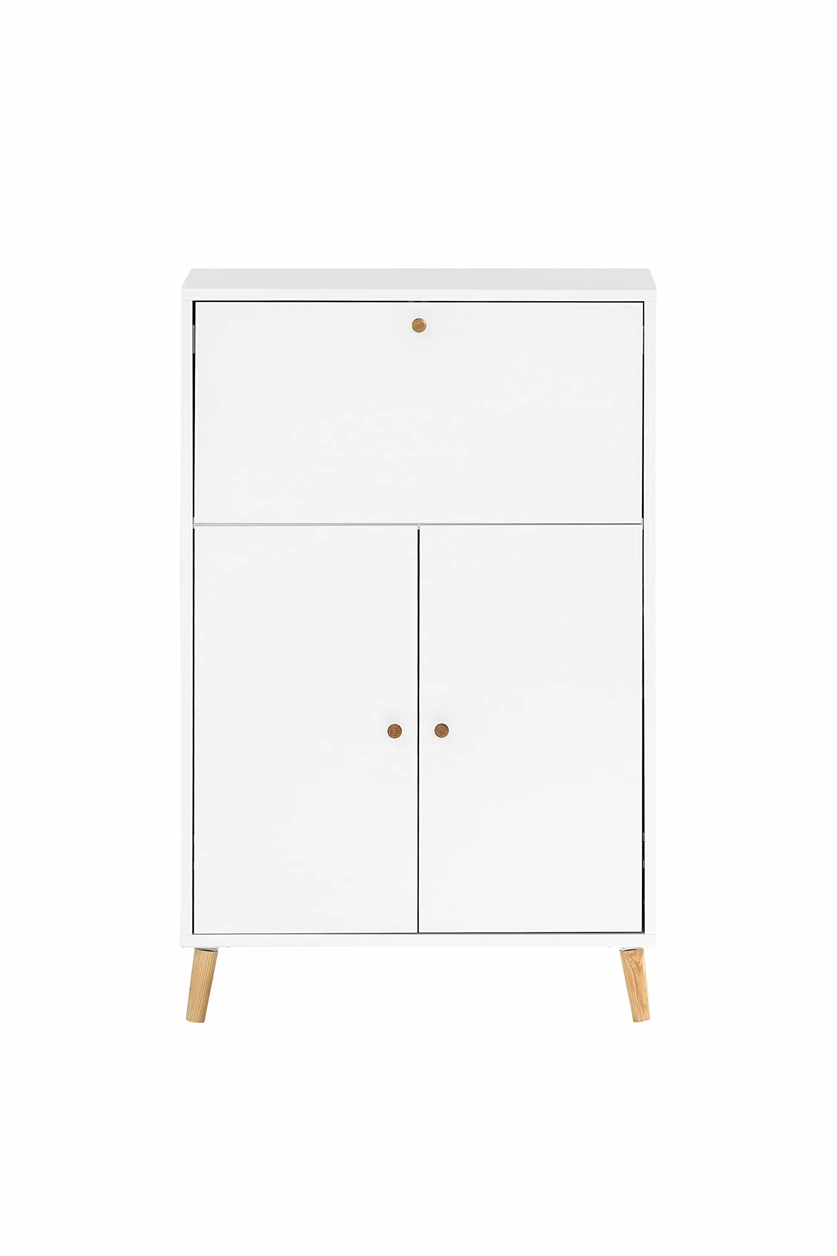 Schildmeyer - Escritorio a Base de Madera, Color Blanco, 65,2 x 39 x 101,7 cm