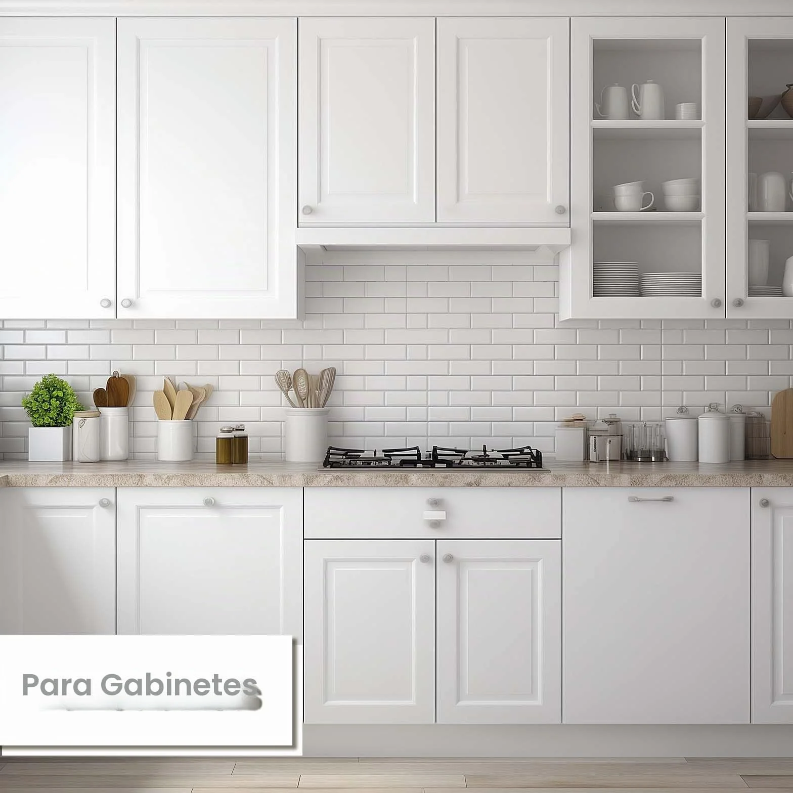 Diboniur Vinilo Adhesivo Muebles, 40x300cm Blanco Mate Papel Adhesivo Autoadhesivo para Decorativos Muebles Cocina Armario