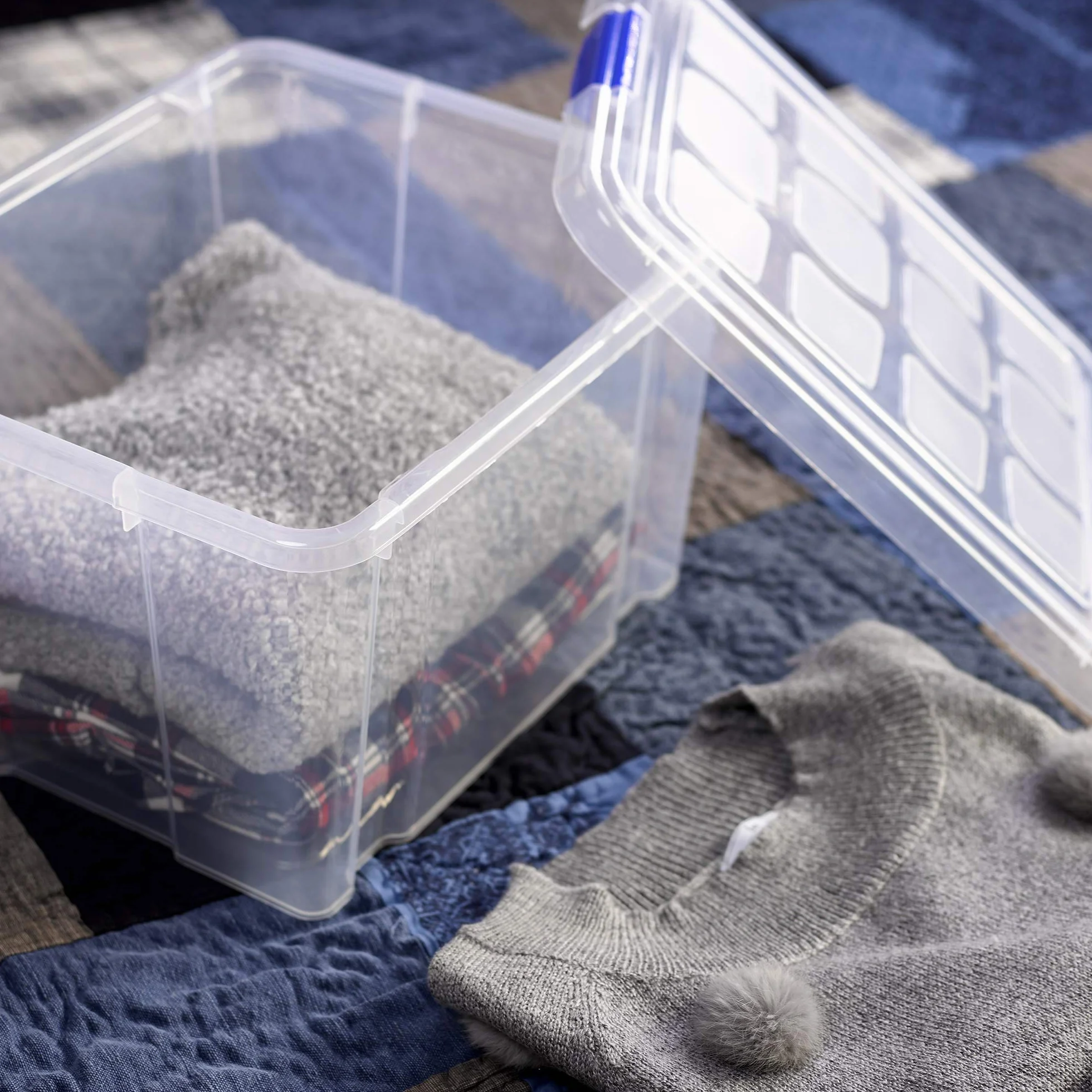 PLASTIC FORTE Caja de almacenamiento transparente 16 Litros