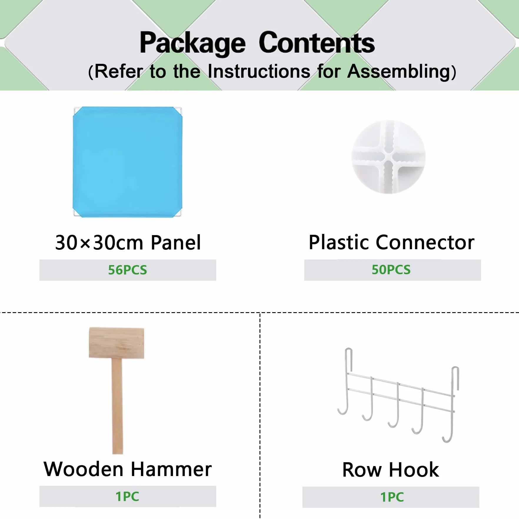 C&AHOME Organizador de almacenamiento en forma de cubo, 16 cubos, estantes modulares de plástico para armario