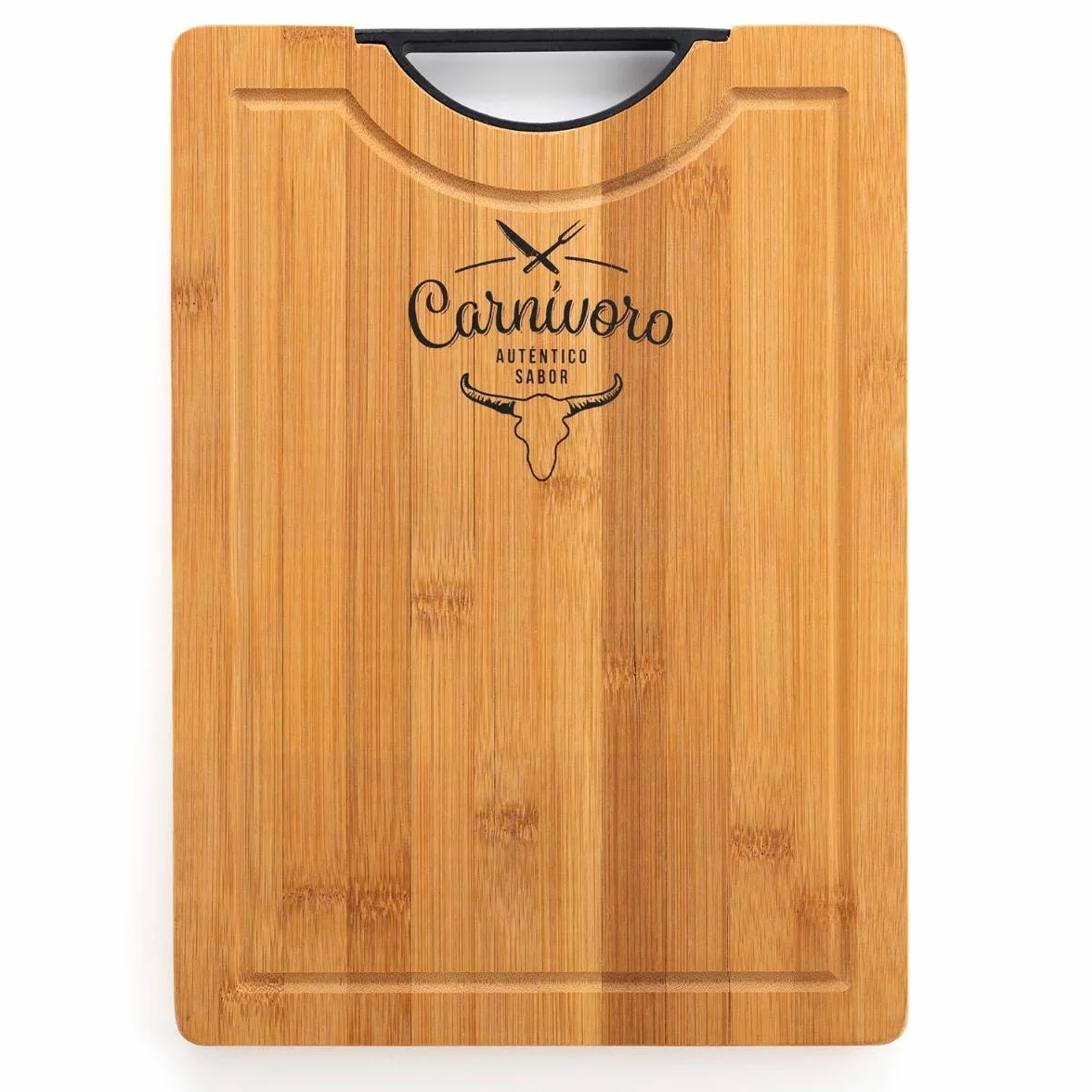 Quid Carnivoro Tabla Corte Bambú 35x25x2cm 100% Higiénico