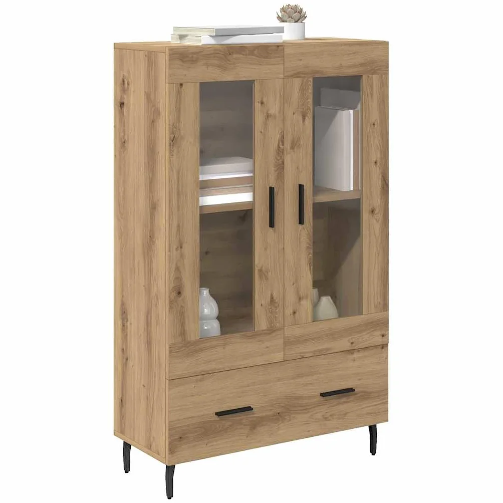 Genérico Alacena Roble Artesanal 69,5 x 31 x 115 cm Madera contrachapada,Mobiliario,Armarios y Almacenamiento,Aparadores-882542