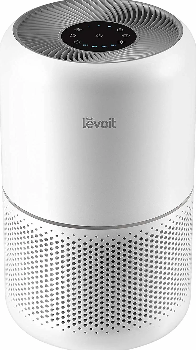 LEVOIT Purificador de Aire con Filtro Hepa, Purificador Aire Hogar para Alergias, Flitros Personalizados Elimina 99,97% del Polen, Polvo, Olores de Mascotas, Modo Sueño y Temporizador