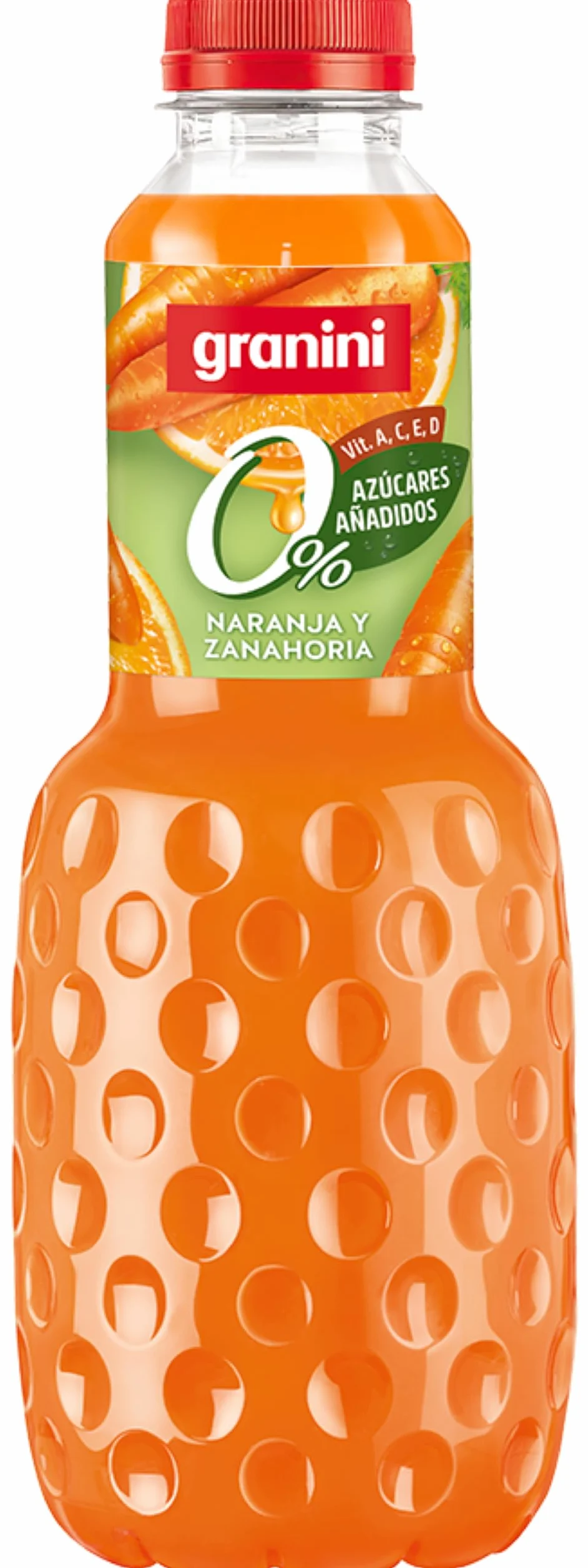 Granini Bebida de frutas Naranja Zanahoria y Uva Sin azúcares añadidos 1L Clásicos Mix