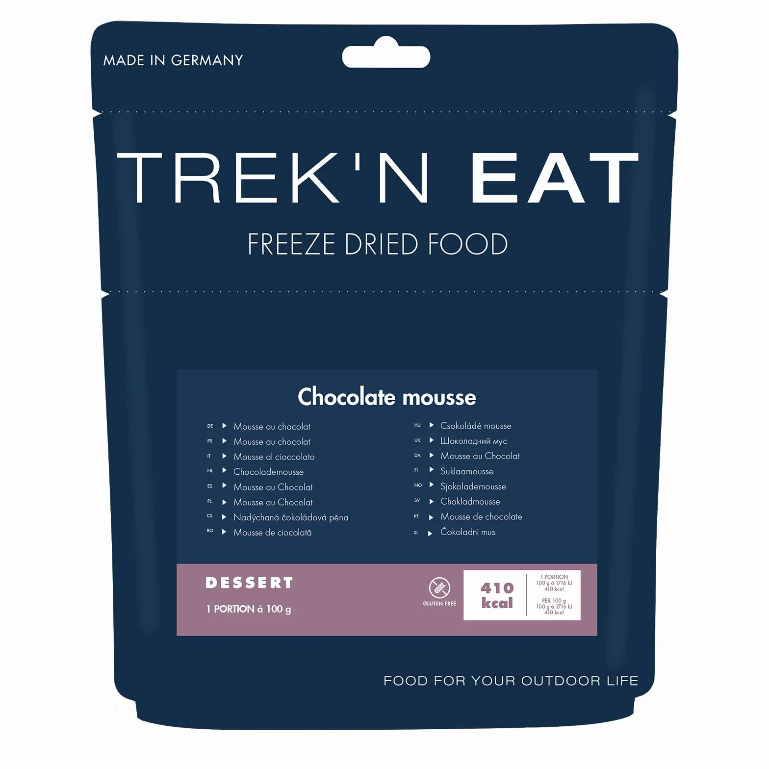 Trek'n Eat Mousse au Chocolate – Postre