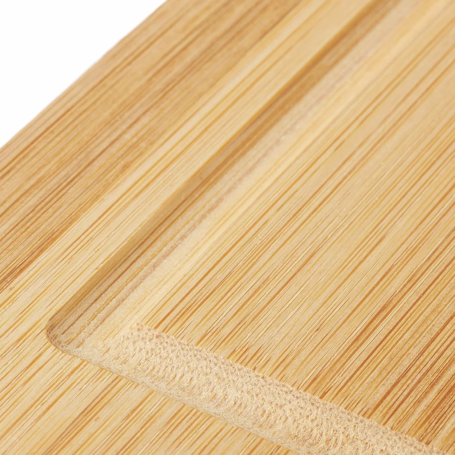 Juego de 2 Tablas de Cortar de Bambú Natural 56x55x4,5 cm Cubre Vitrocerámica e Inducción Protector Encimera Universal
