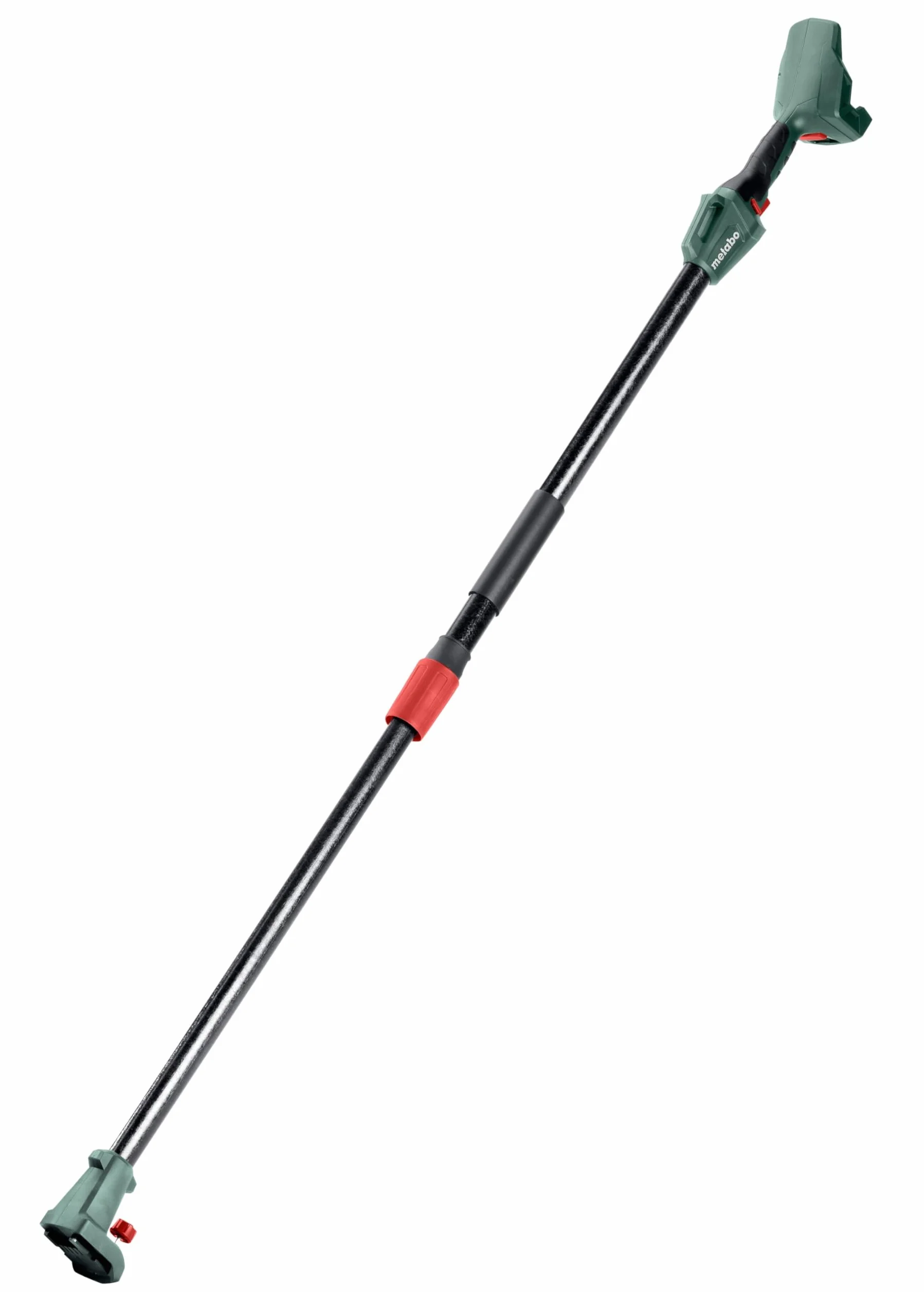 Metabo Varilla telescópica de 120 a 180 cm, con correa para el hombro, varilla de fibra de vidrio, apta para motosierra con batería MC 18 LTZ 15, varilla extensible 601503840