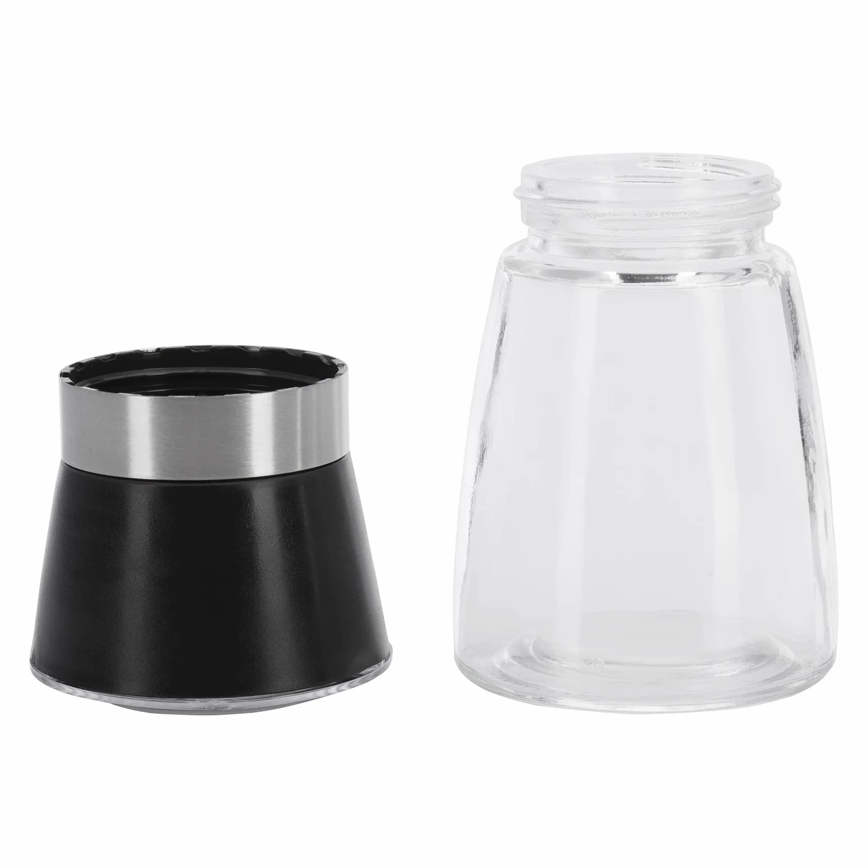 Westmark Molino de especias cerámico regulable 6.8x6.8x13.2 cm Negro/plata/transparente