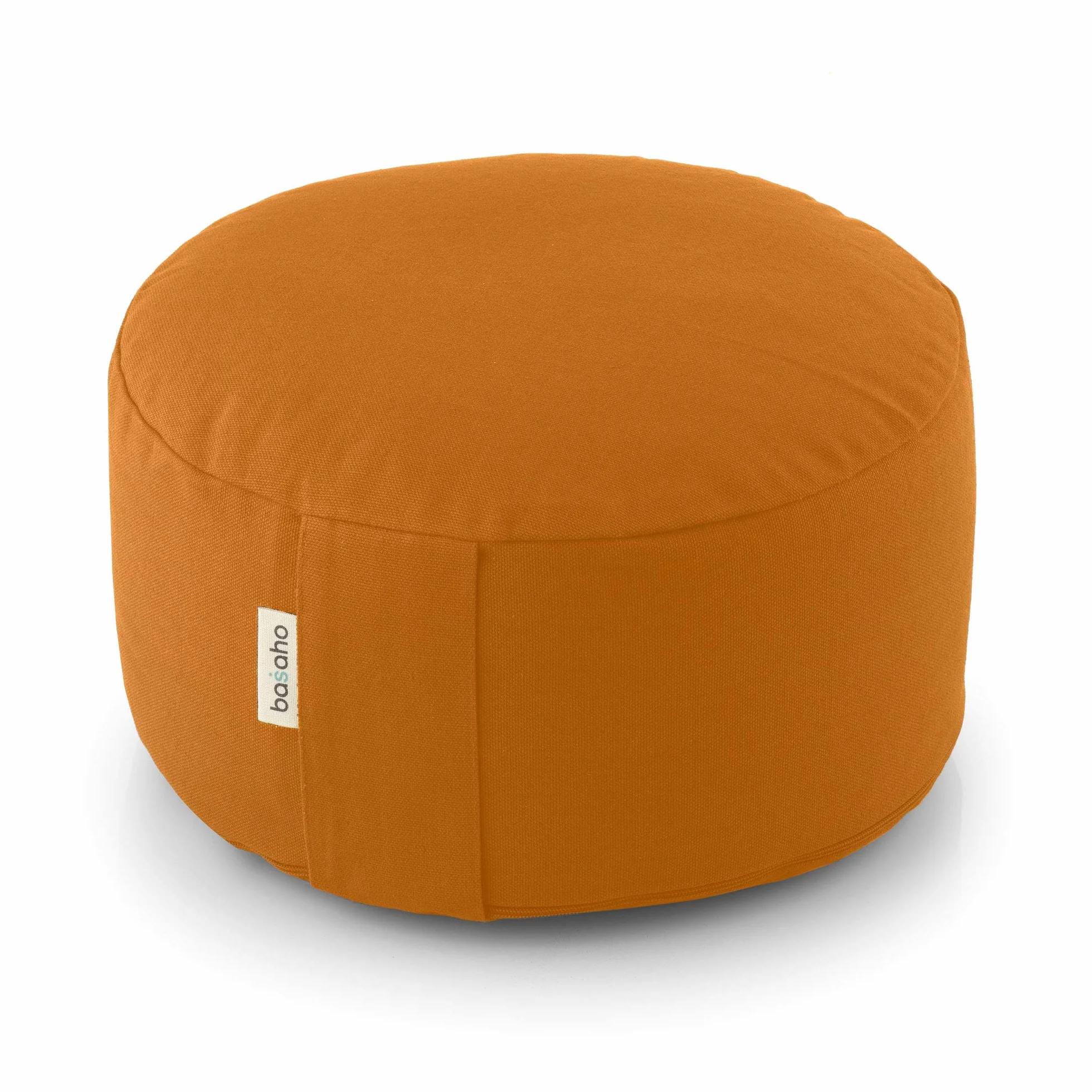 Cojín de Meditación Zafu de Algodón Orgánico con Cáscara de Trigo Sarraceno y Funda Extraíble Lavable