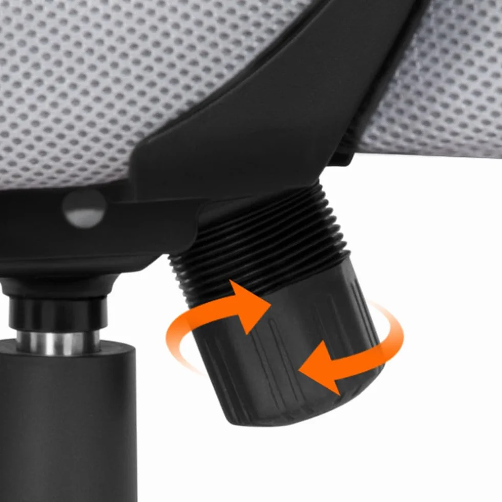 Yaheetech Silla de Oficina con Ruedas Regulable en Altura Malla Color Múltiple Mecedora
