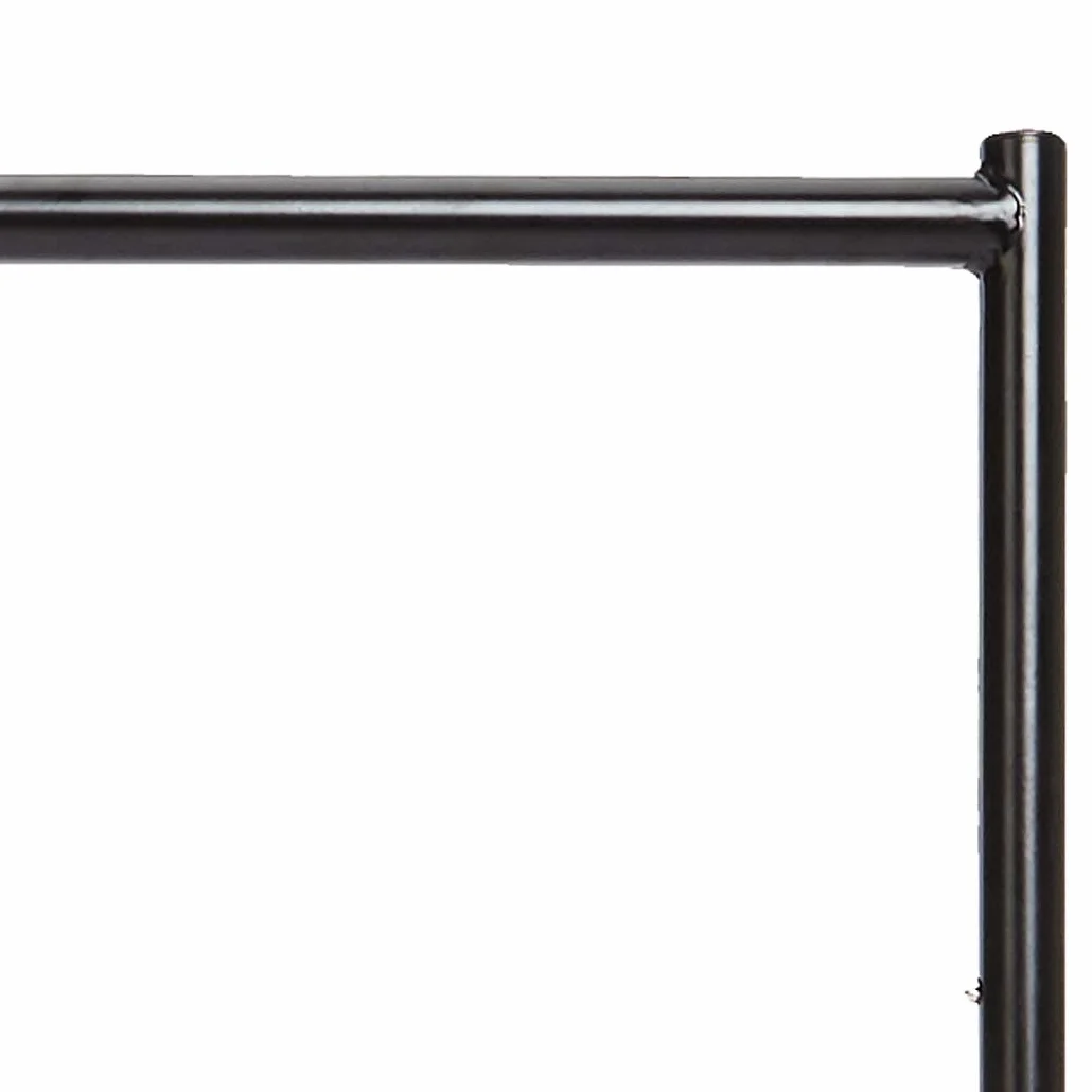 Amazon Basics Perchero para ropa 1,8 x 1,5 m negro
