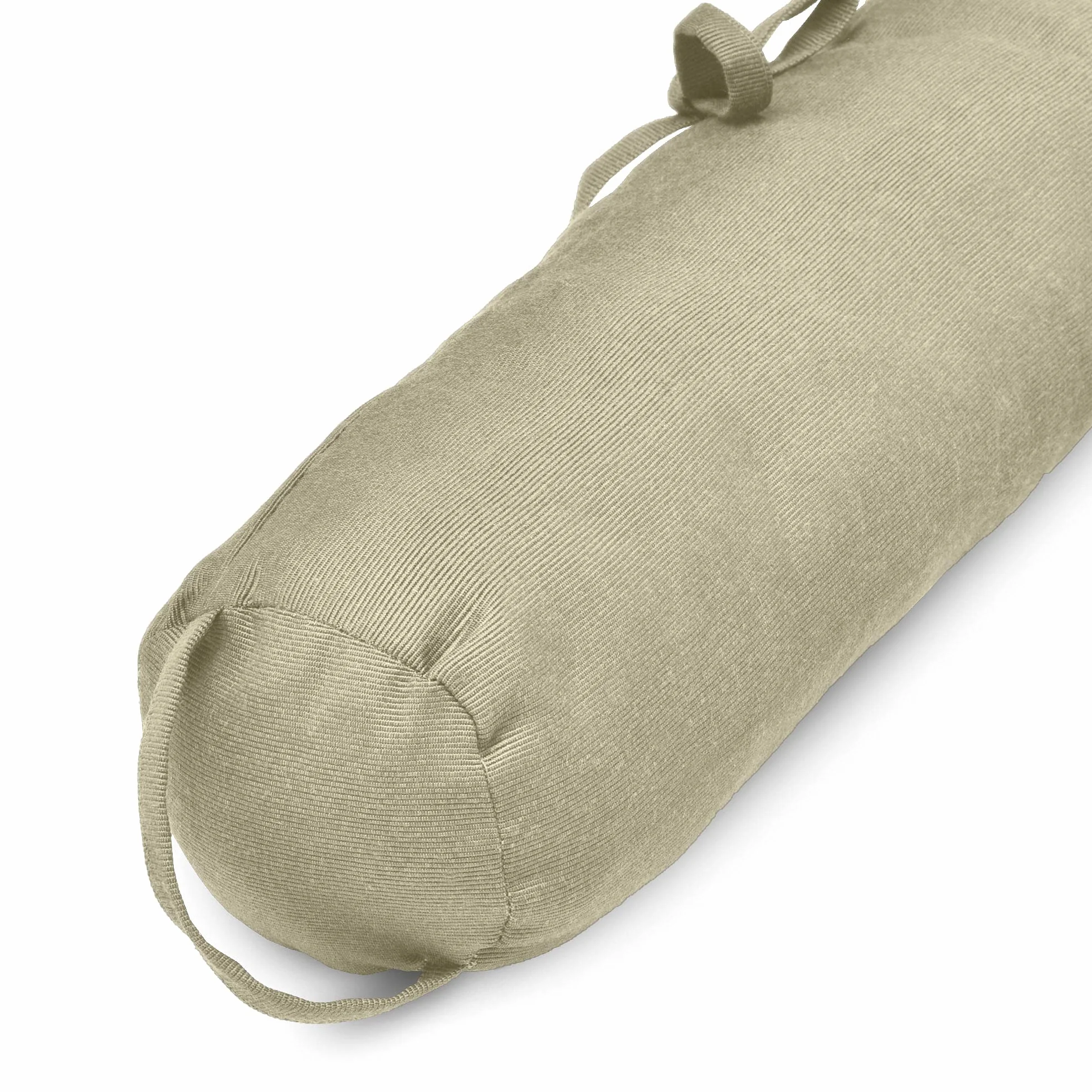 Beautissu Viento Burlete de Puerta 90x10 cm – Tapón de protección contra el Aire Fresco para Puertas, Puertas de Entrada y Ventanas con asa de Transporte – Taupe