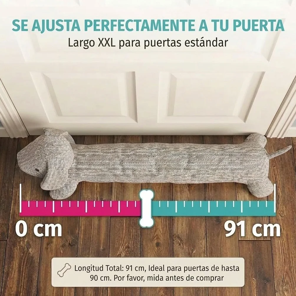 Tapa de Tiro de Perro Salchicha Rollo XXL - Sello de la Puerta de Tiro 91cm