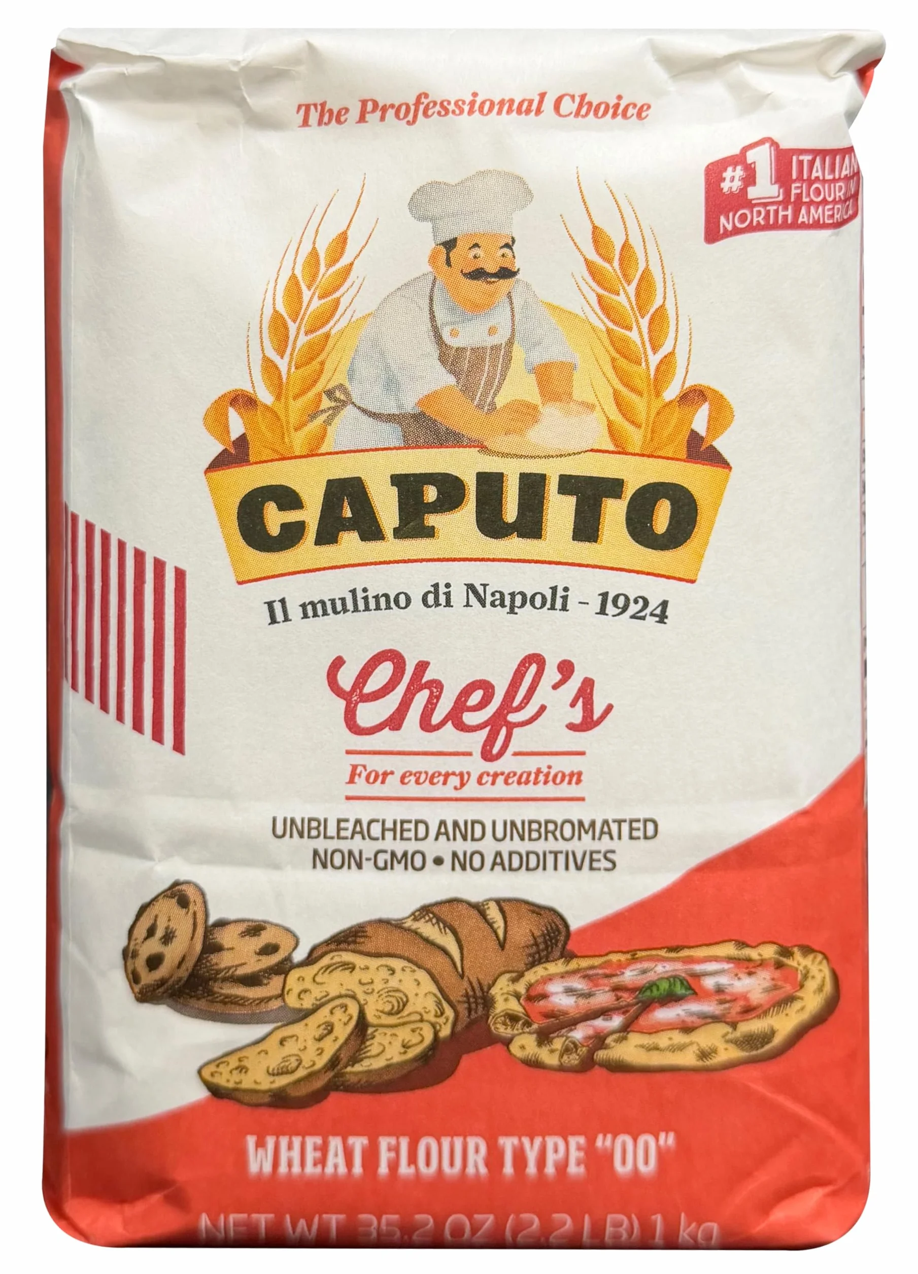 Antimo Caputo Harina de Chef 2.2 Libras Paquete de 10