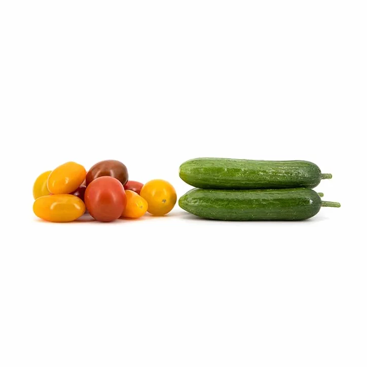 Caja Gourmet 1 kg Selección Cherrys Pepino Cocktail La Parcela España Andalucía