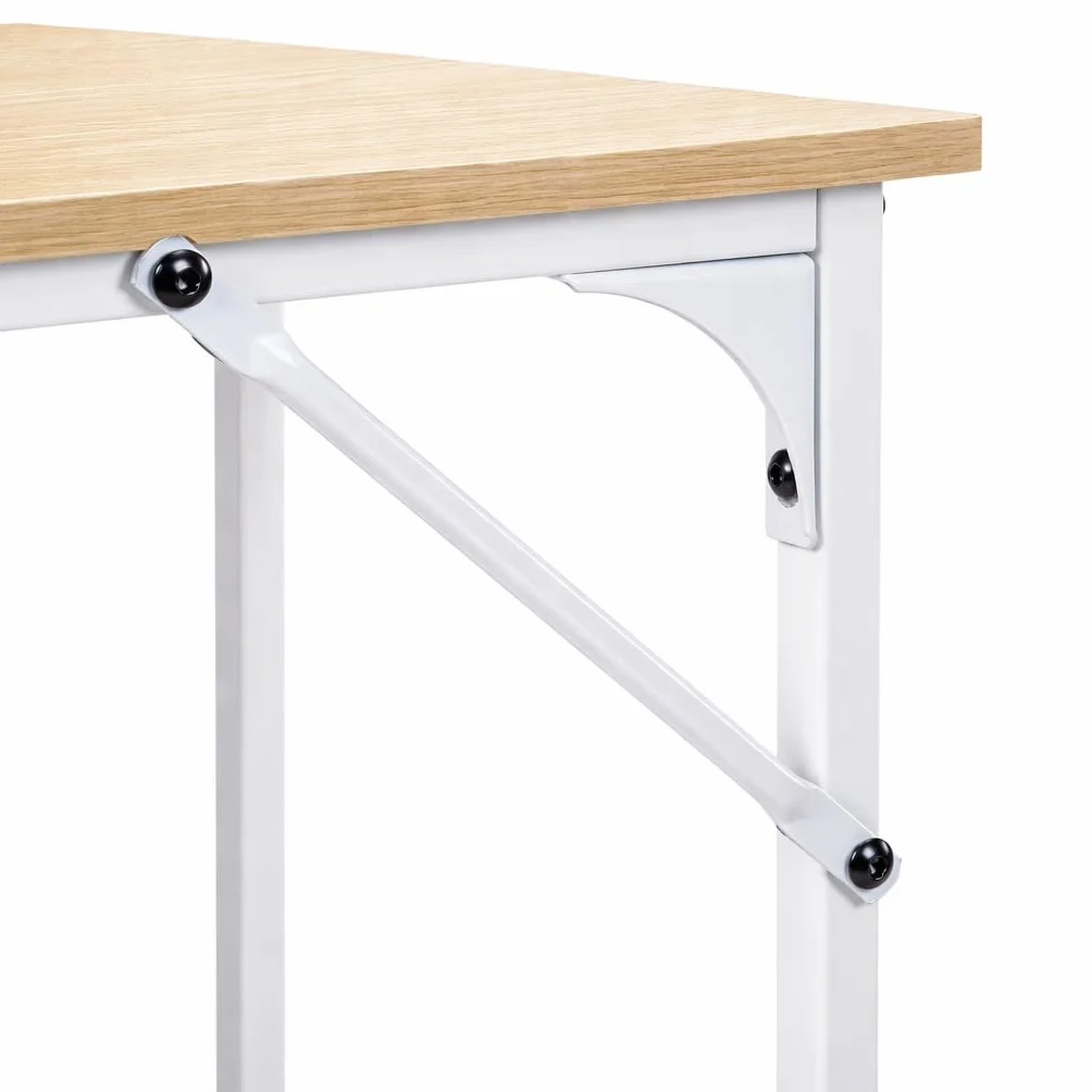 Mesa Escritorio 80x40cm para Ordenador Estructura Metálica Moderna