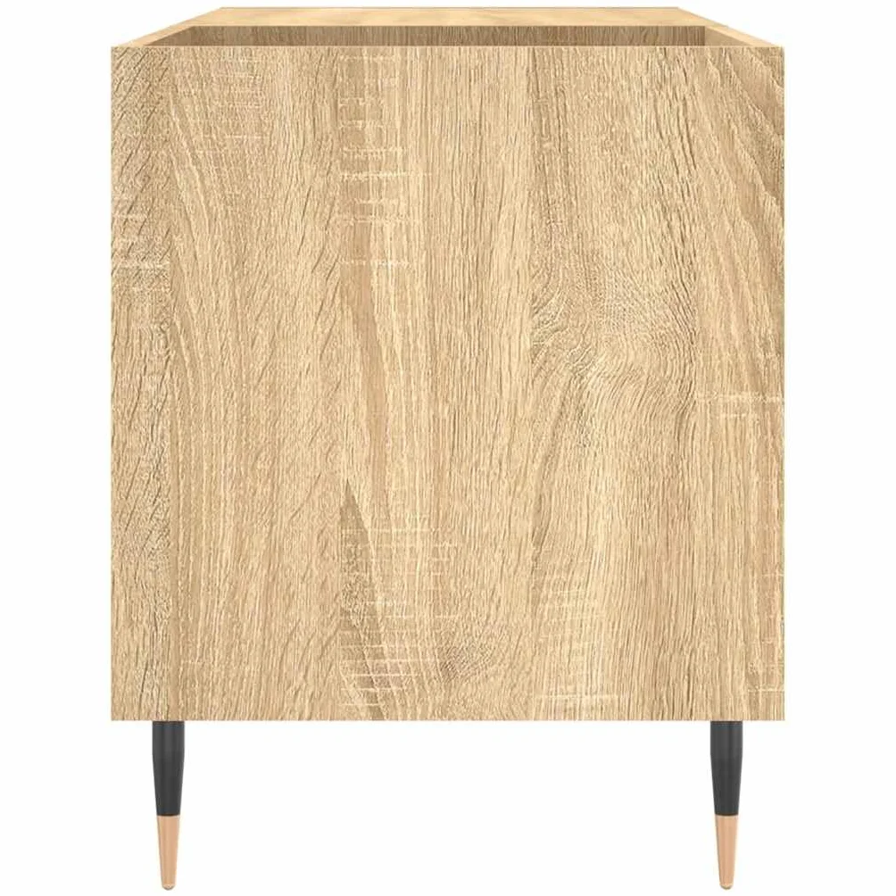 vidaXL Mueble de Discos Madera de ingeniería Roble Sonoma 85x38x48 cm