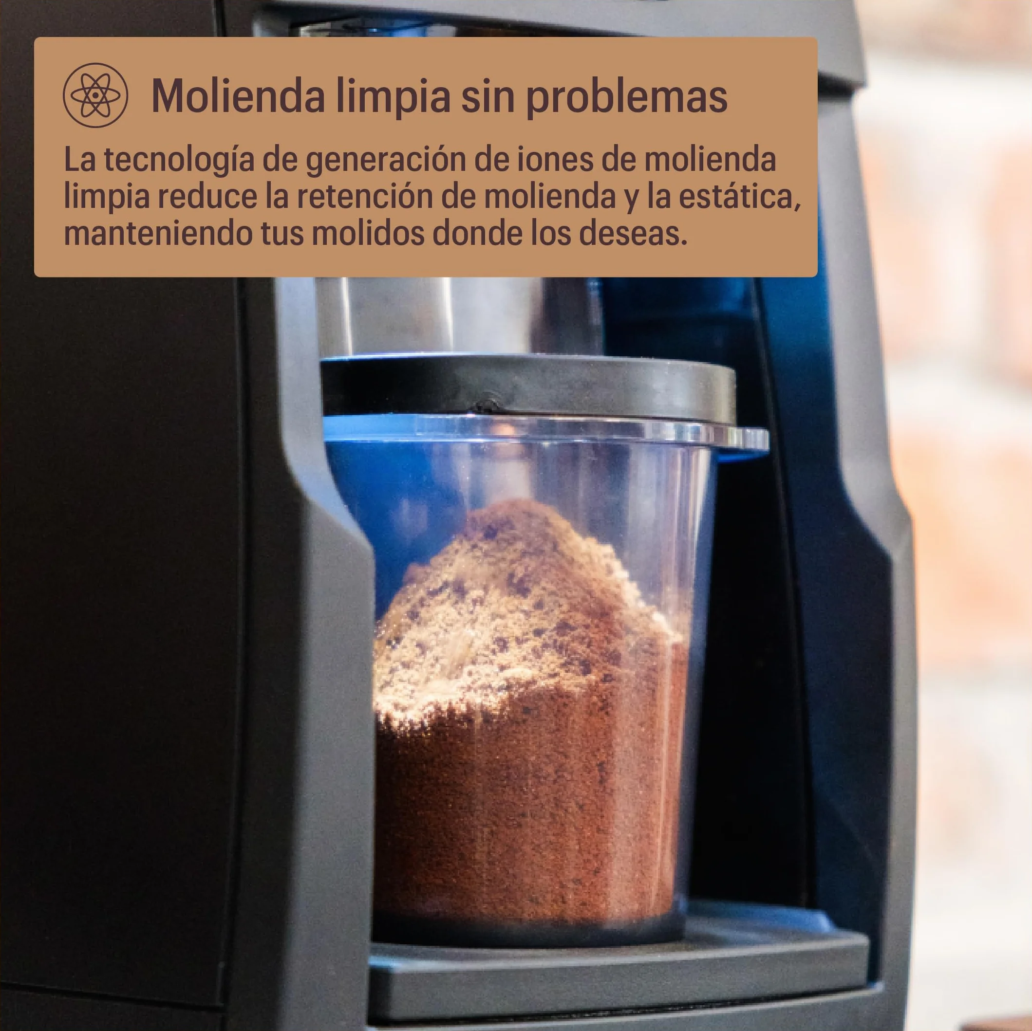 Baratza - Encore ESP Pro Molinillo de Café - Ajuste continuo, Disco de control de flujo, Tecnología antiestática, Dos modos de dosificación - Tolva 300 g, Muelas cónicas 40 mm, Fácil de limpiar