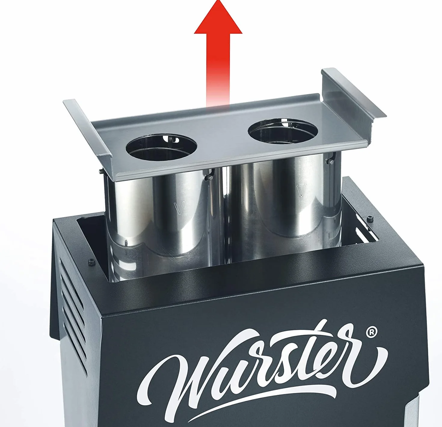 SEVERIN WT 5005 Salchichas eléctrica acero inoxidable negro 5 minutos incluye pinzas