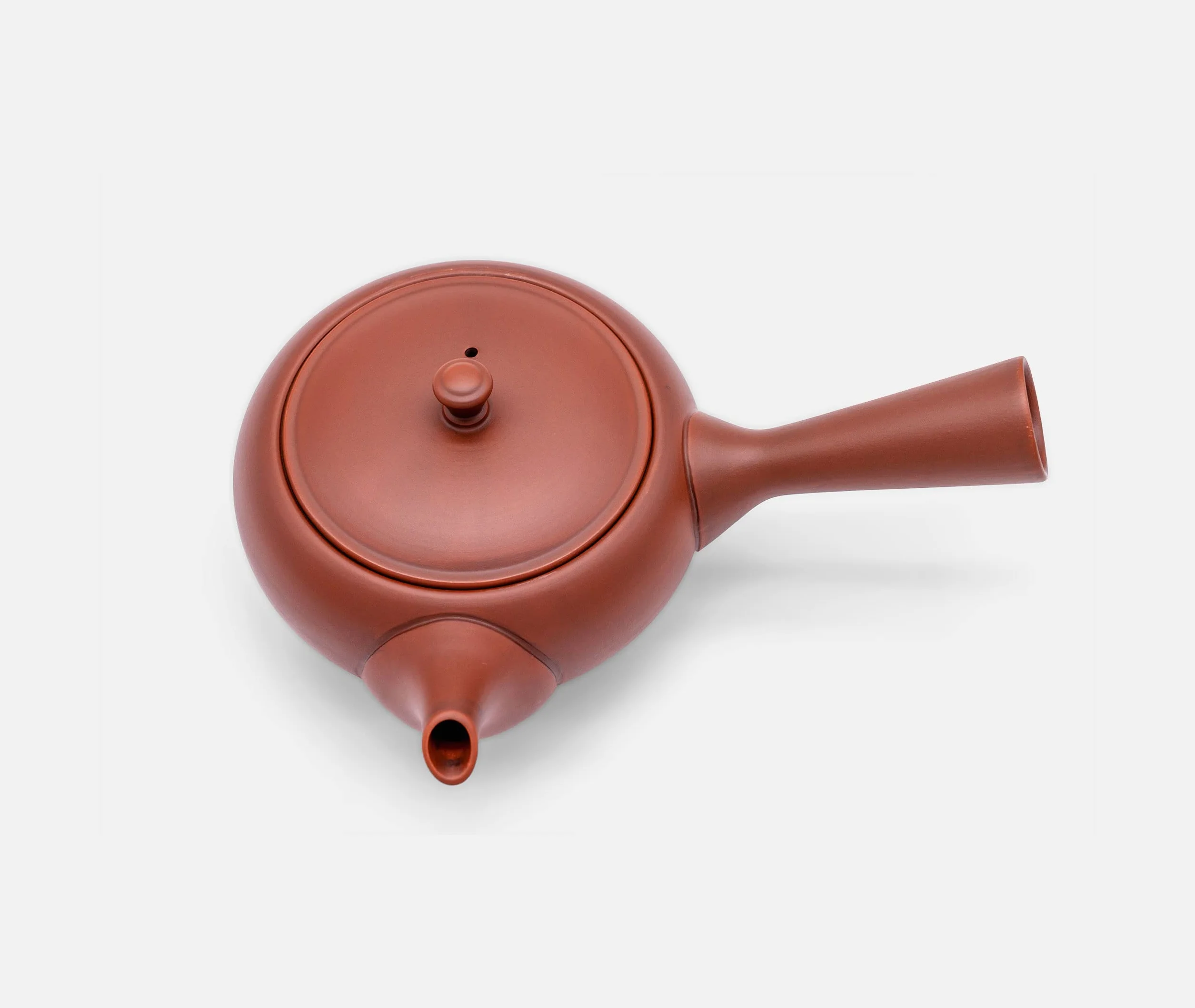 Azmaya Tokoname Red Clay Handcraft Japonés Kyusu Tetera - 300 Ml
