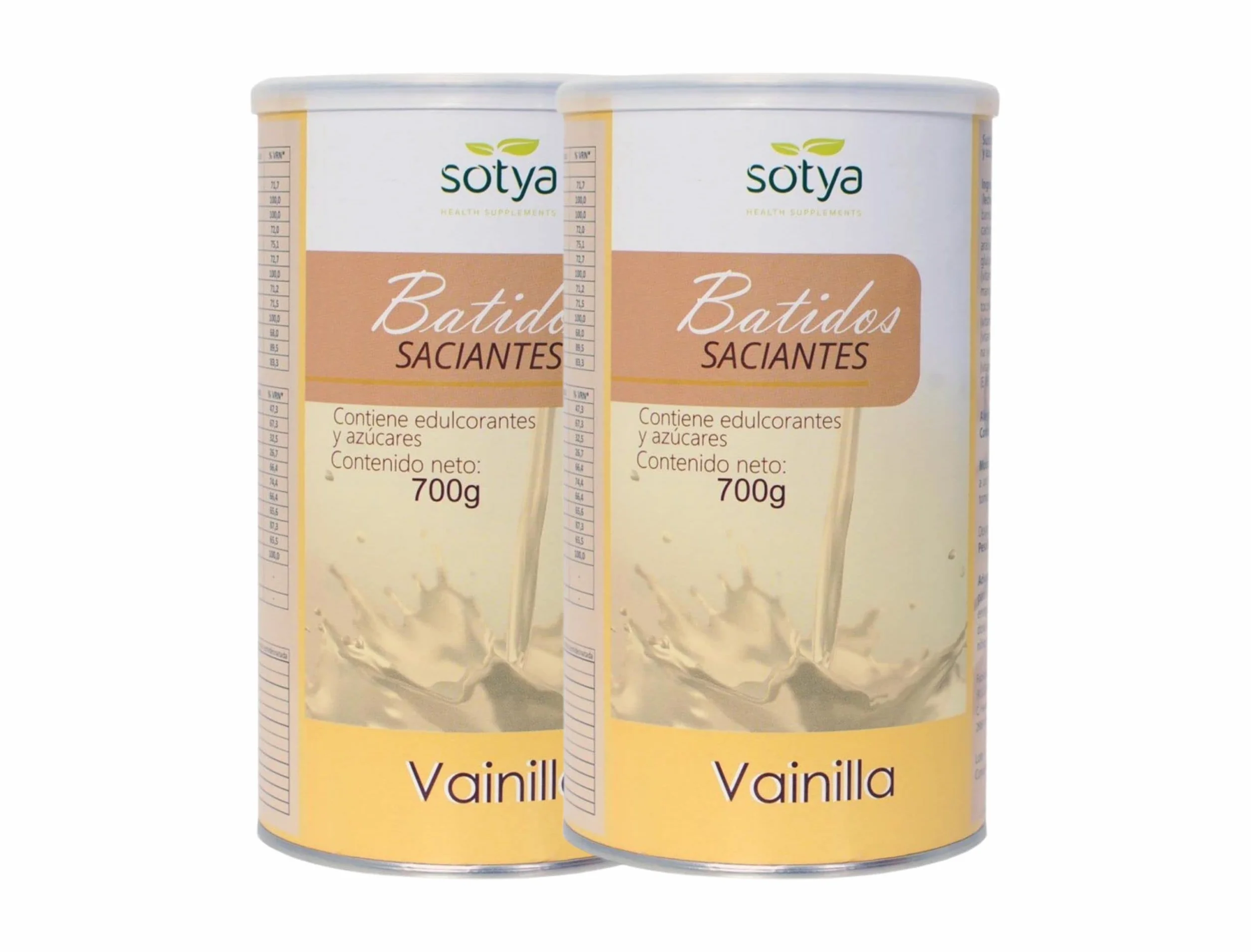 Sotya Pack Ahorro Batido Saciante Vainilla 700 Gramos 2 x 700 g