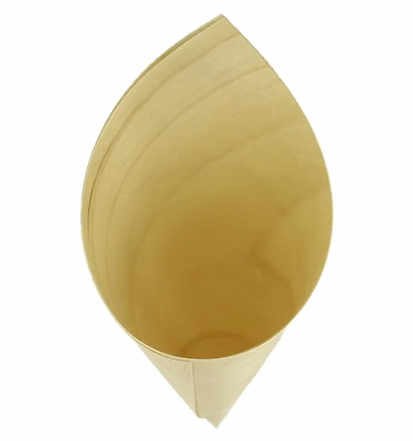 100 Cucuruchos Degustación, 13cm | Conos Naturales, Hojuela de Pino, Entrantes, Aperitivos, Restaurantes, Caterings, Desechable