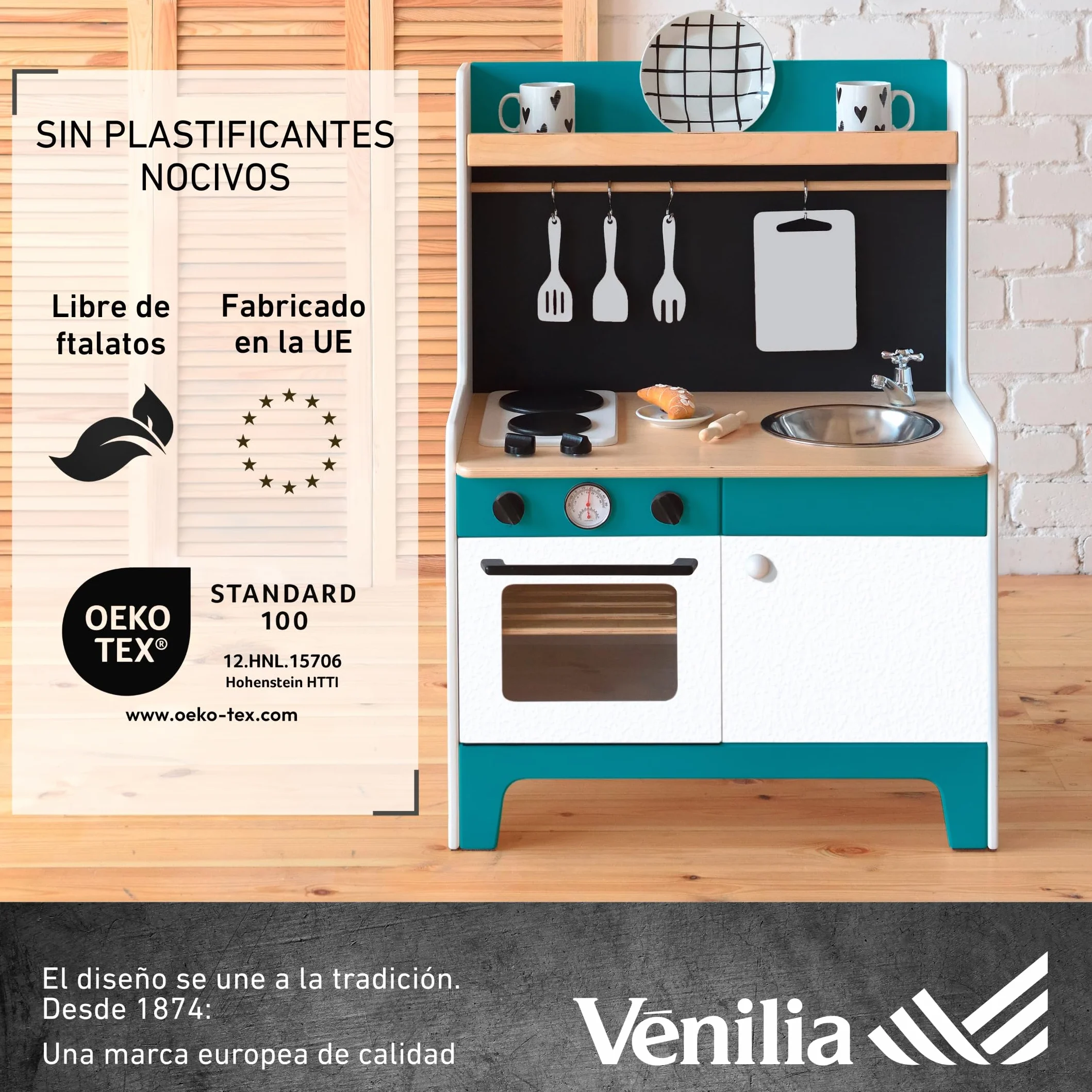 Venilia Lámina adhesiva, Mate Blanco, 45cm x 2m, Espesor 160μ, Vinilo autoadhesivo para muebles o cocina, decorativas papel pintado pared, PVC sin ftalatos, Fabricado en UE