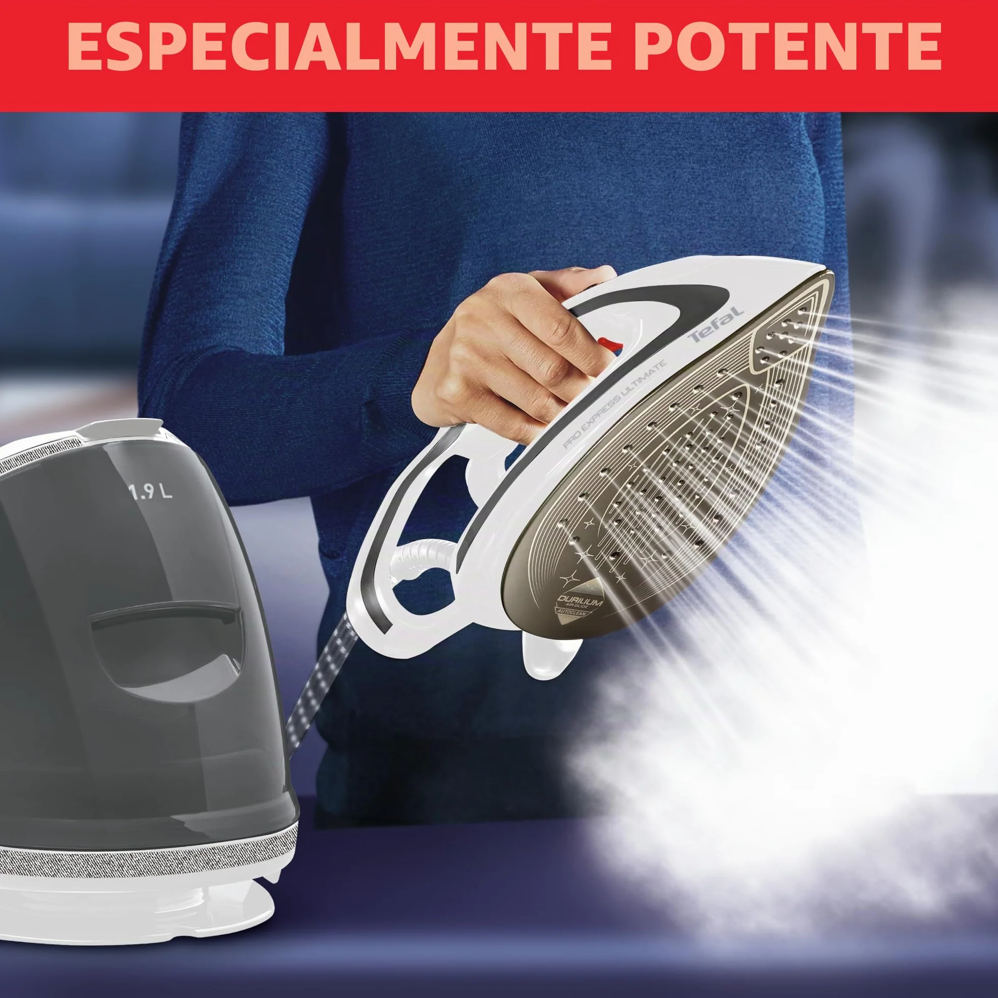 Tefal Iron Station (GV9567) Pro Express Ultimate white grey