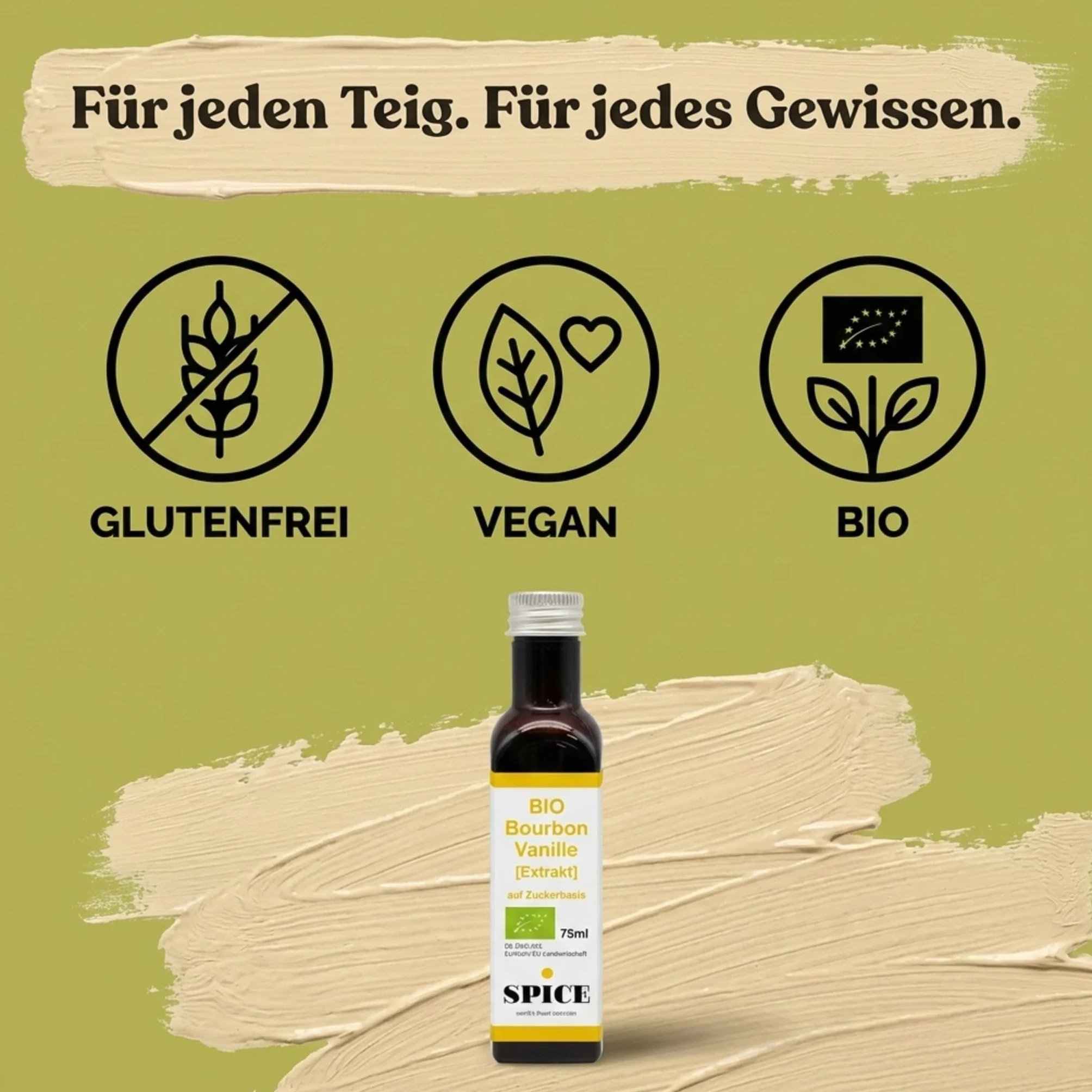 Extracto de Vainilla Bourbon BIO 75 ml natural de Madagascar para hornear