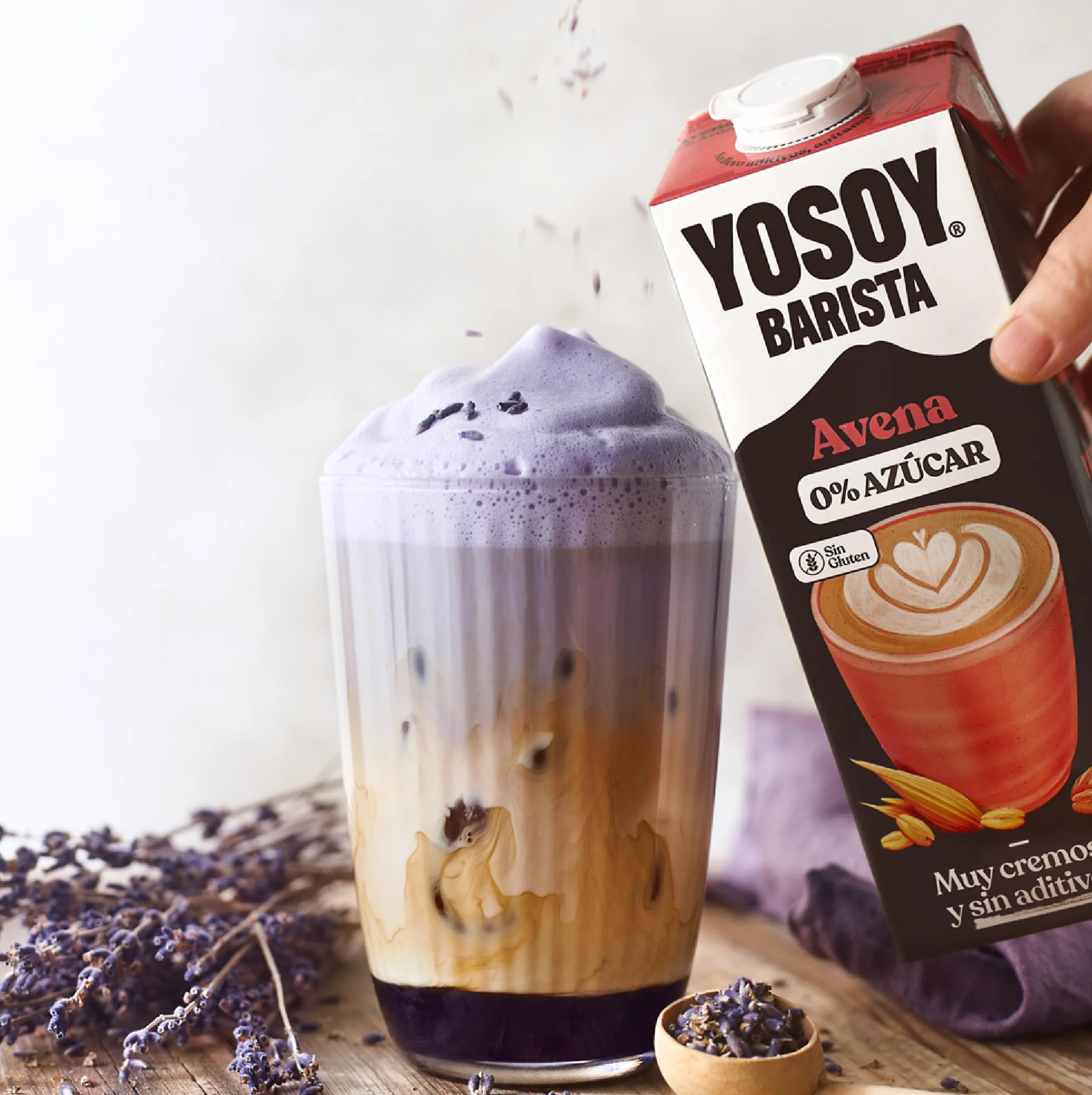 YOSOY Bebida Vegetal de Avena Barista sin Azúcar Pack 6 x 1L