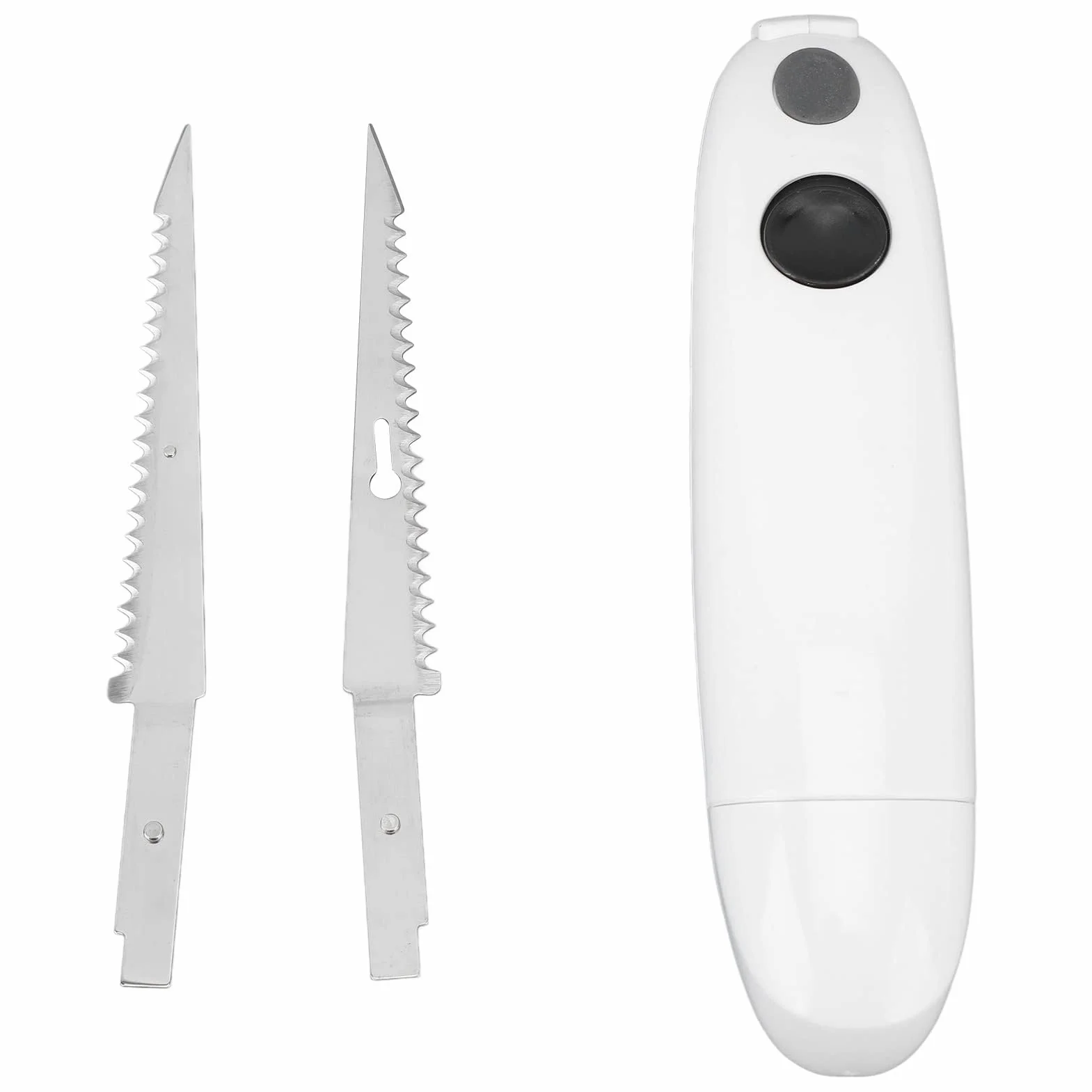 Cuchillo Eléctrico Inalámbrico para Filetear, Acero Inoxidable, Cuchillo para Trinchar, Cuchillo de Cocina para Pavo, Pan