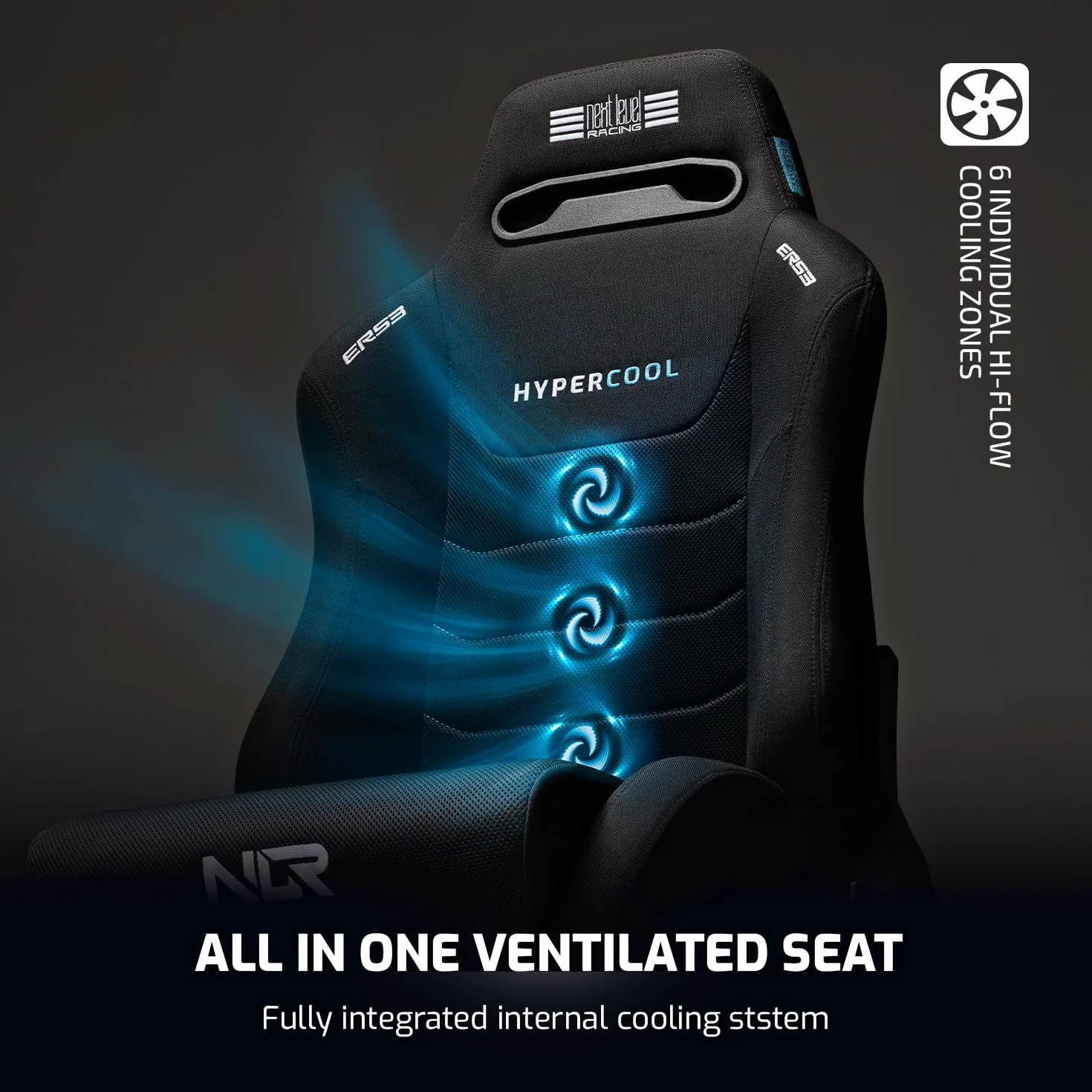 Next Level Racing ERS3 HYPERCOOL Ventilated Sim Racing Seat (NLR- E063)
