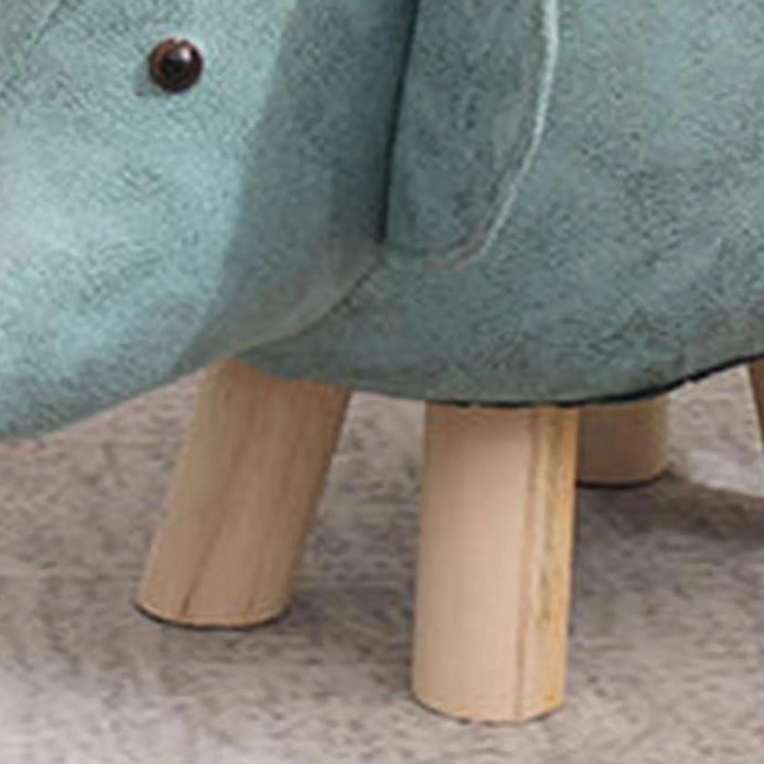 Bonitos Reposapiés de Animales, Asiento de Descanso, Sofá, Silla, Mini Muebles Otomanos, Reposapiés, Taburete, Silla para Sala de Estar, Dormitorio, Sofá, Asiento de Banco(Verde)