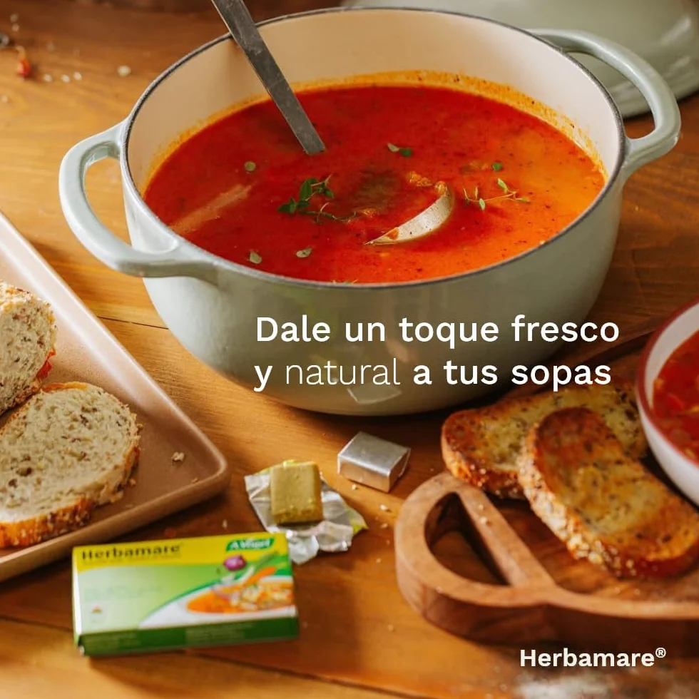 A.Vogel Herbamare Caldo Vegetal BIO 250g Sal Marina Pura Orgánico Vegano Sin Gluten