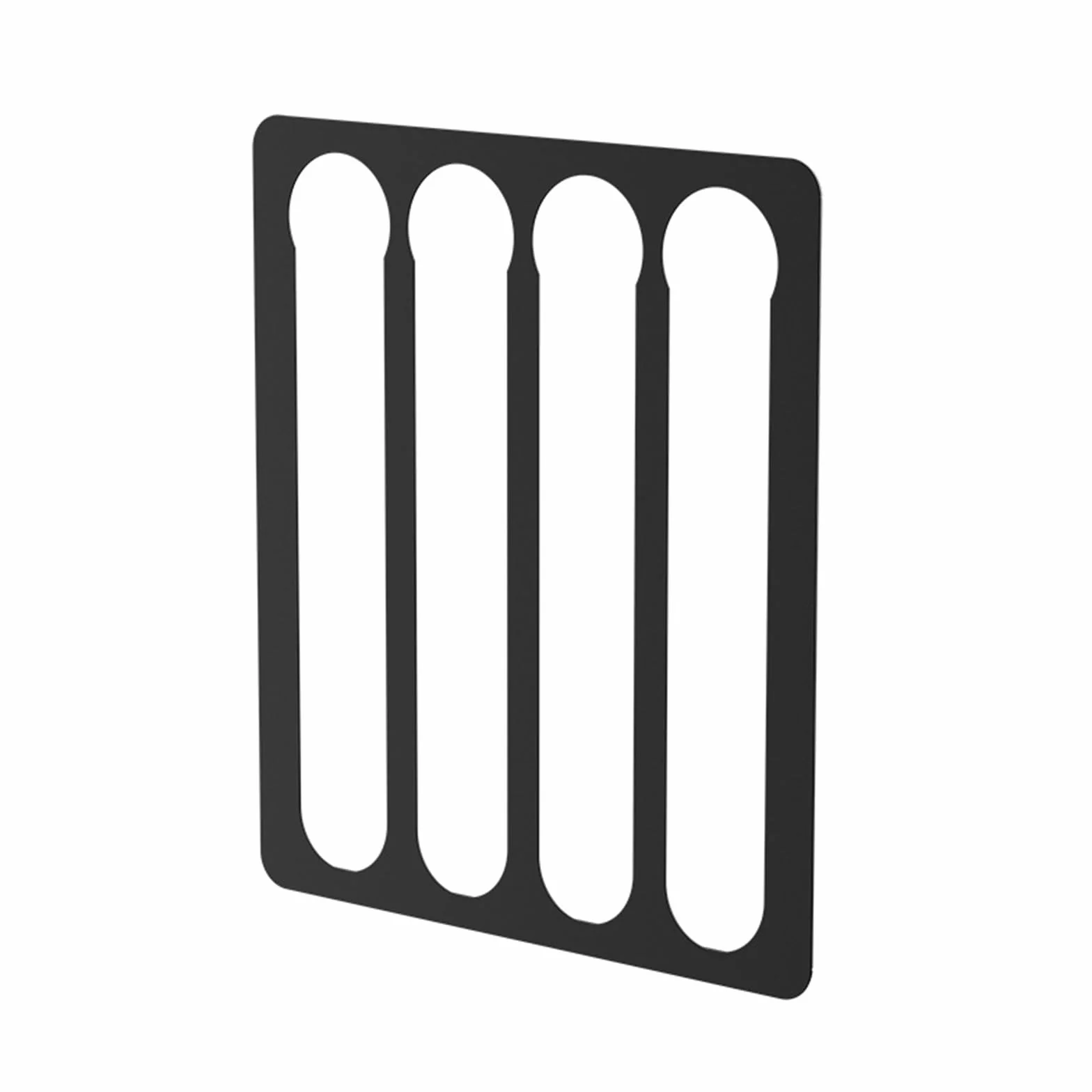 Soporte para cápsulas de café con 4 ranuras (40 x 22 cm), organizador de pared para cocina/cafetería, soporte para cápsulas y estante de exhibición que ahorra espacio, estante de café sin taladro