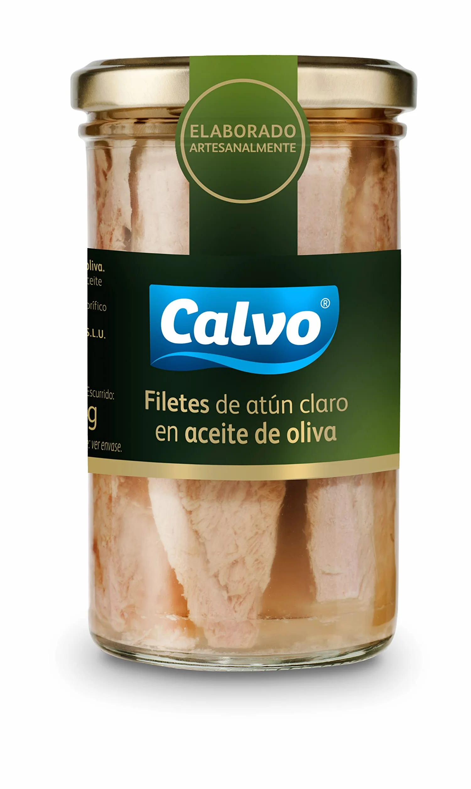 Calvo Filetes de Atún Claro en Aceite de Oliva 250g