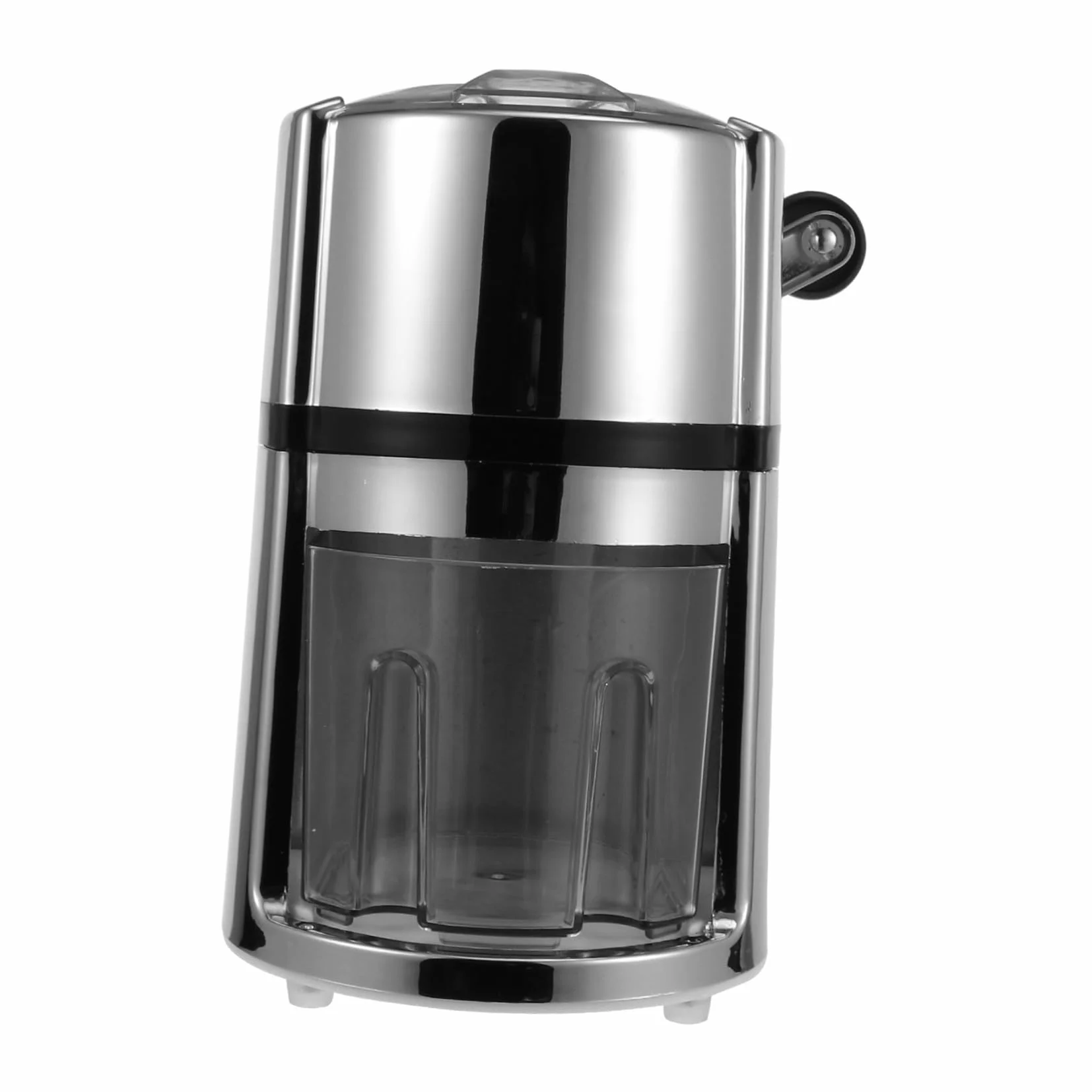 Toddmomy Trituradora Hielo Manual Portátil con Manivela Picadora Hielo Abs Acero Inoxidable para Granizados para Bebidas y Cócteles sin Electricidad Uso Doméstico y Bar