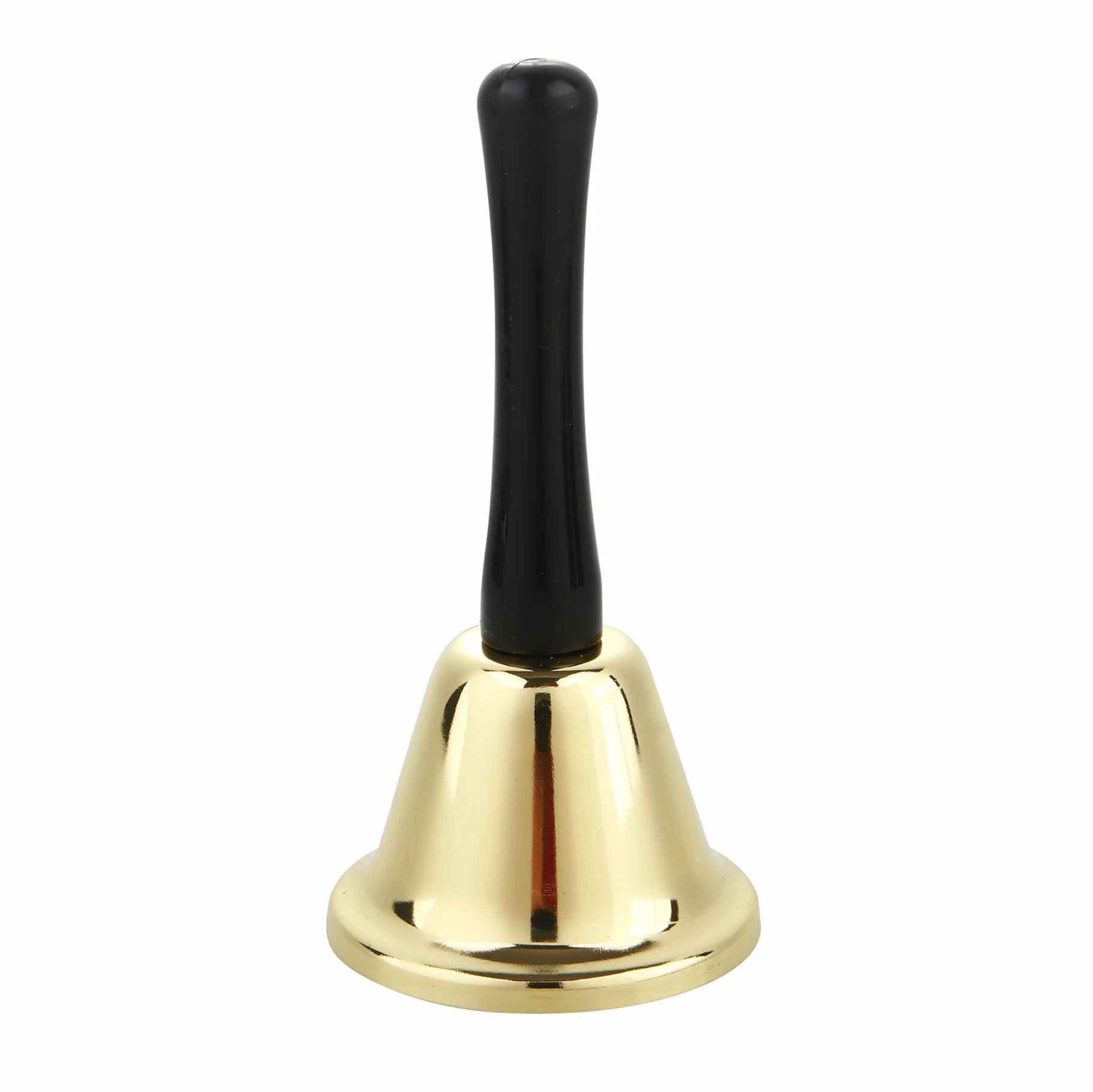 TK Gruppe Timo Klingler Campana de Navidad de Papá Noel, Dorada, Accesorio para Disfraz (1 Unidad)