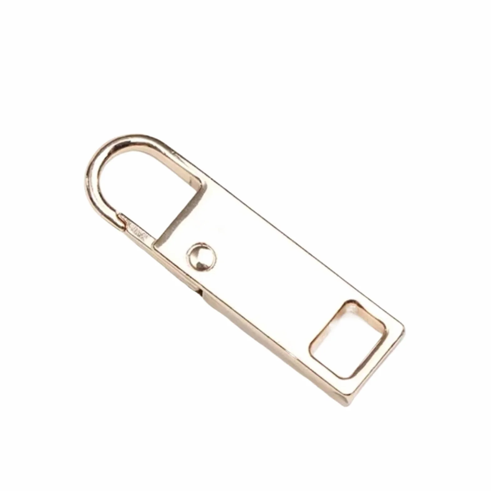 Recambios para tiradores de cremallera, Paquete deslizante de cremallera metálica 4 multicolores for reemplazo bolsos y ropa(Golden-4pcs)