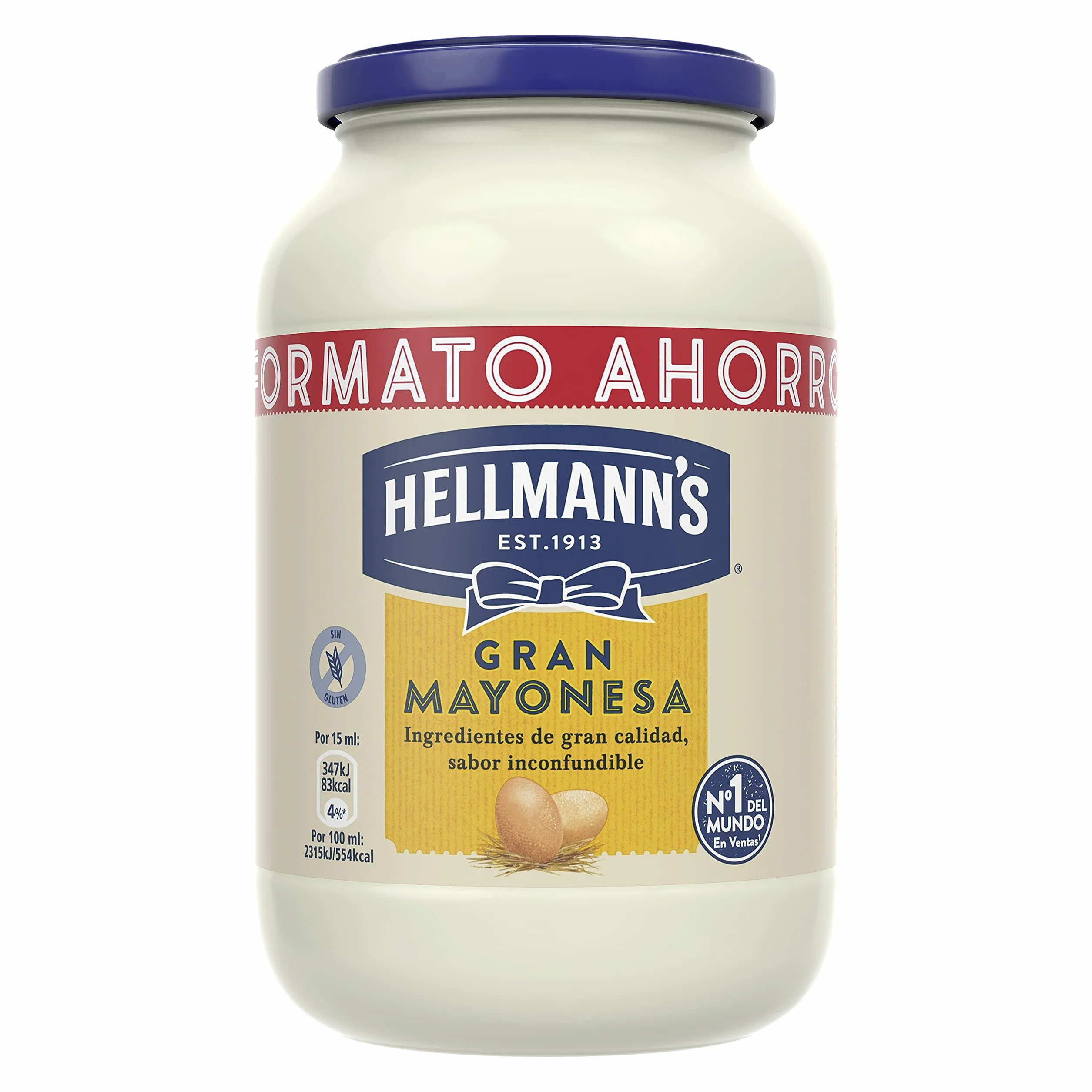 Hellmann's Gran Mayonesa Tarro 825ml Pack de 2