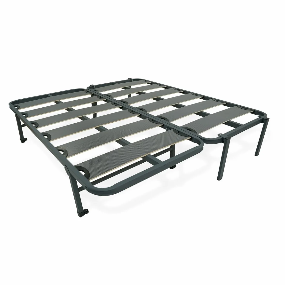 amuéblate online - Cama Canguro Reforzado Completo, Cama Nido Anti-Ruido con 2 Somieres de Láminas Anchas de 90 x 190