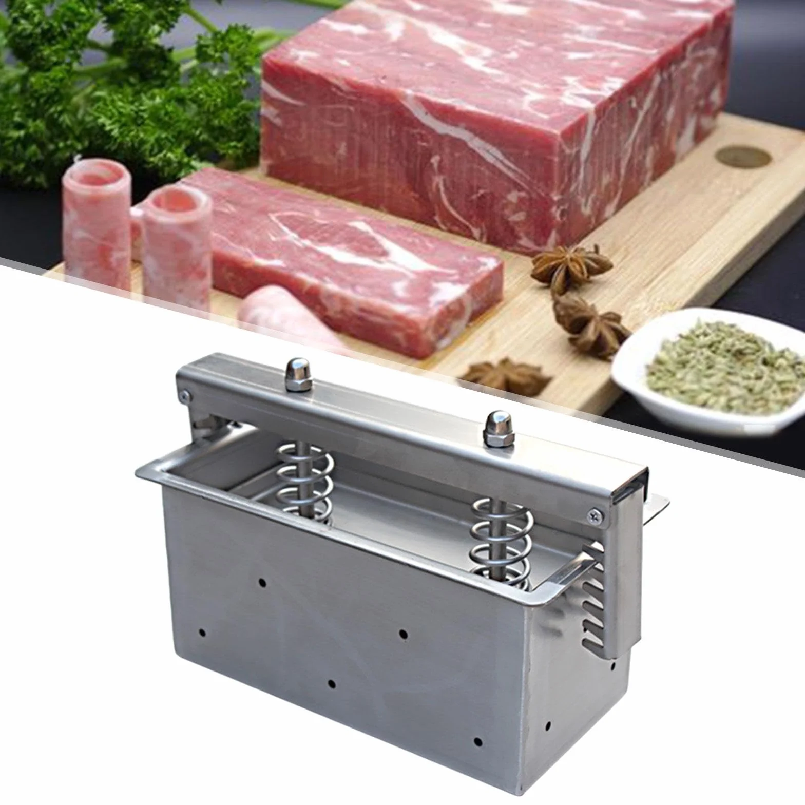 Prensa de Carnes Manual 1000g para Cocina