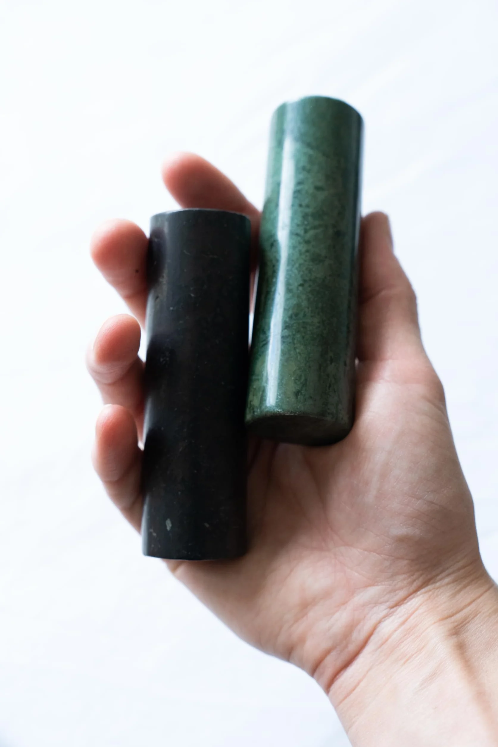 Igox Shungite y serpentina cilindro armonizador piedra shungite armonizador