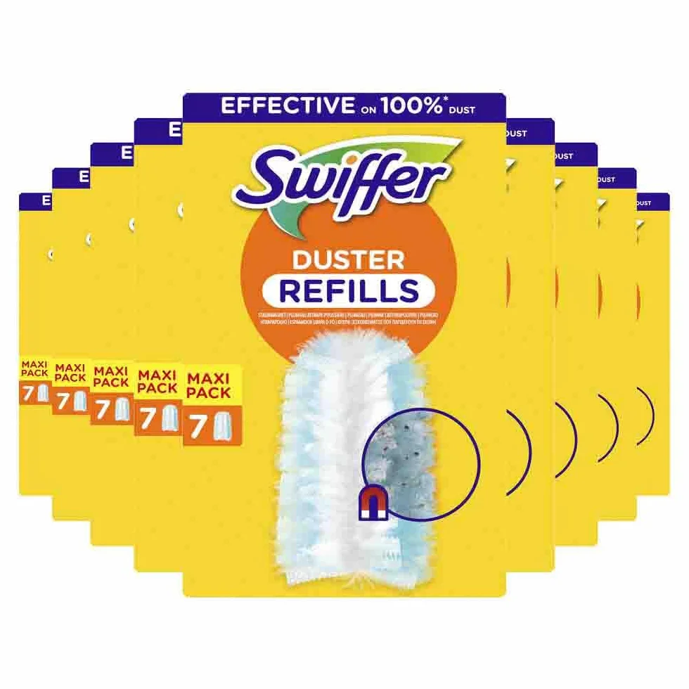 Swiffer Duster Recambios plumón atrapa polvo 63 edredones tamaño gigante