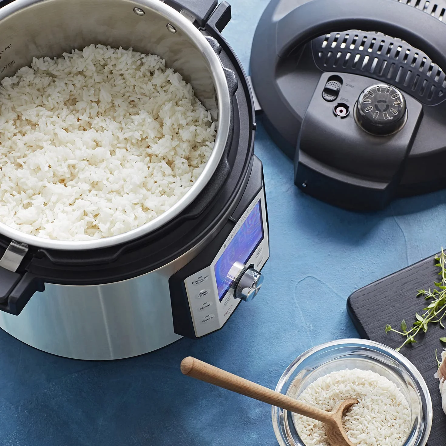 Instant Pot DUO EVO PLUS 7.6L - Olla a presión eléctrica (10 funciones en 1: esterilizador, olla lenta, arrocera, vaporizador)