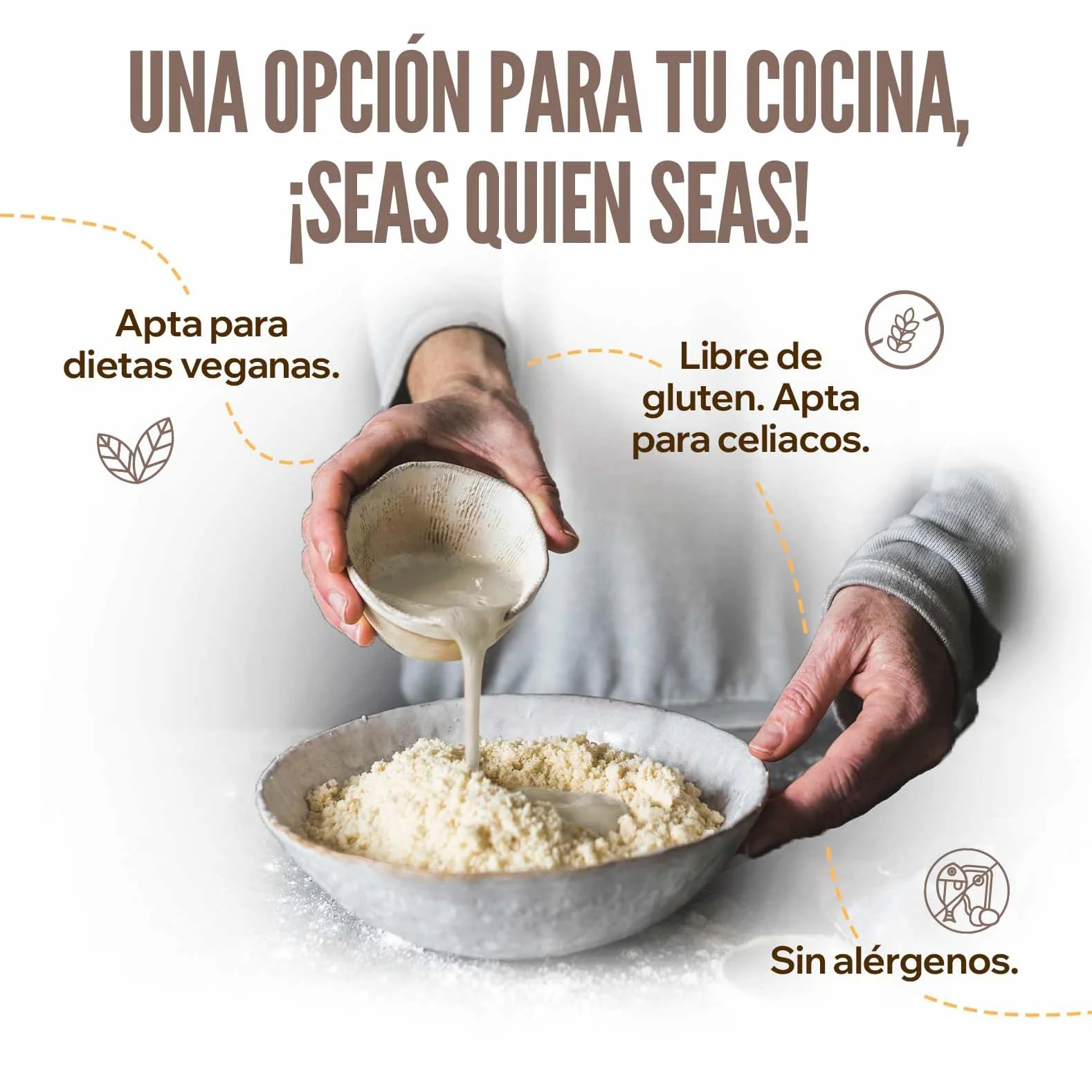 Harina de Quinoa Integral Sin Gluten 500 gramos Apta para Dietas Veganas 100% Whole Quinoa No-GMO
