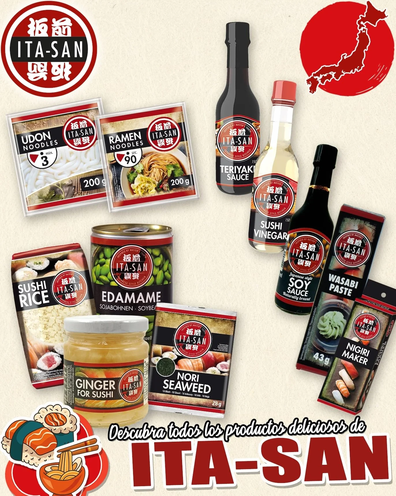 ITA-SAN Caldo para sopa ramen Tonkotsu 440 ml